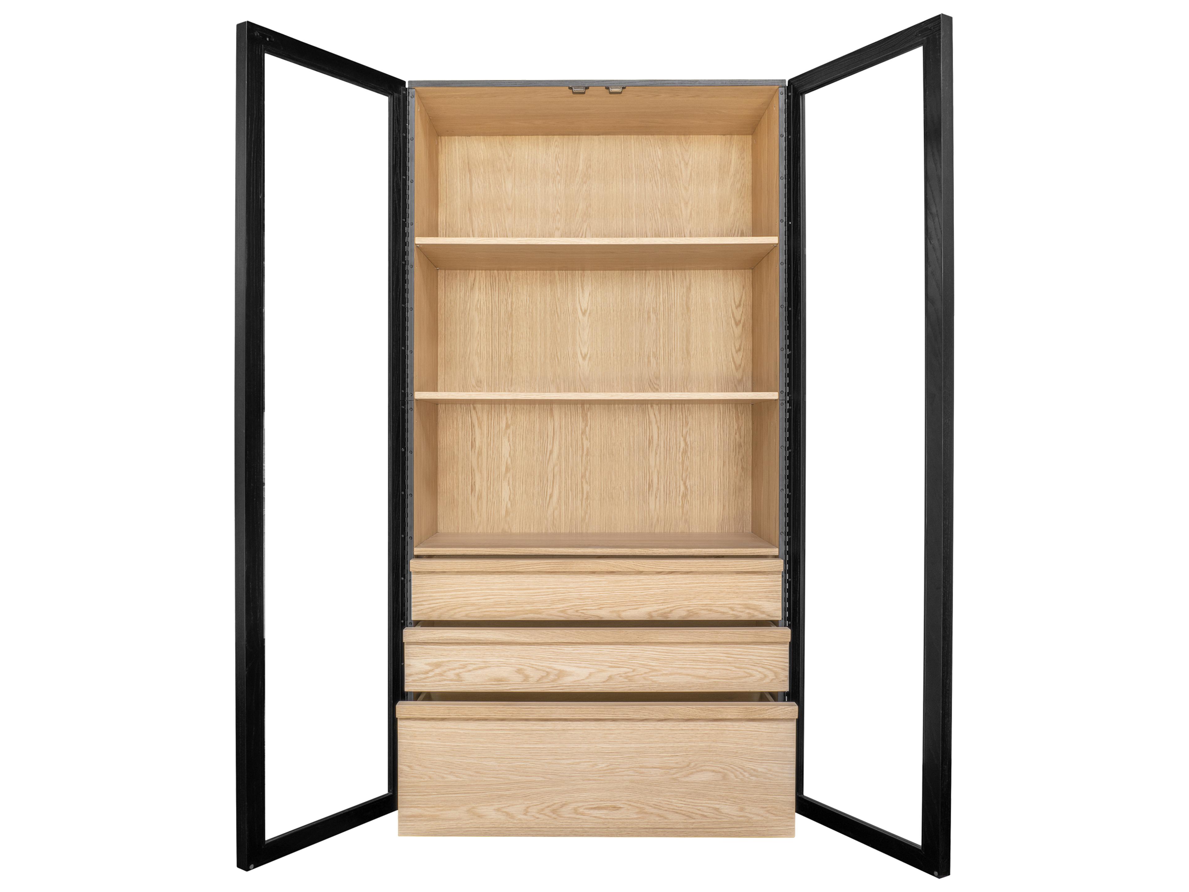 Moe's Home Charlotte 40" Black Tall Cabinet