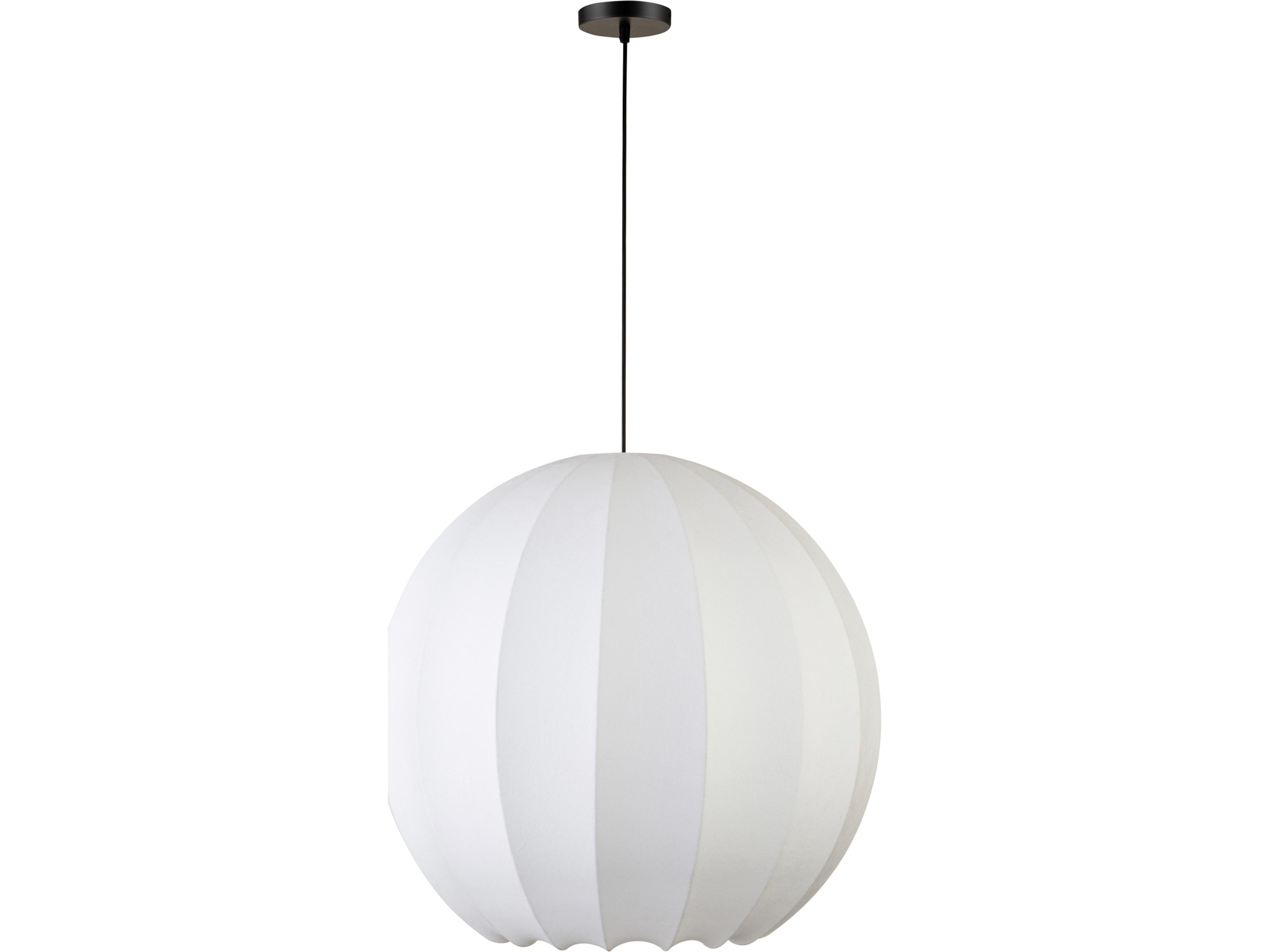 Illume 1-Light White Globe Pendant