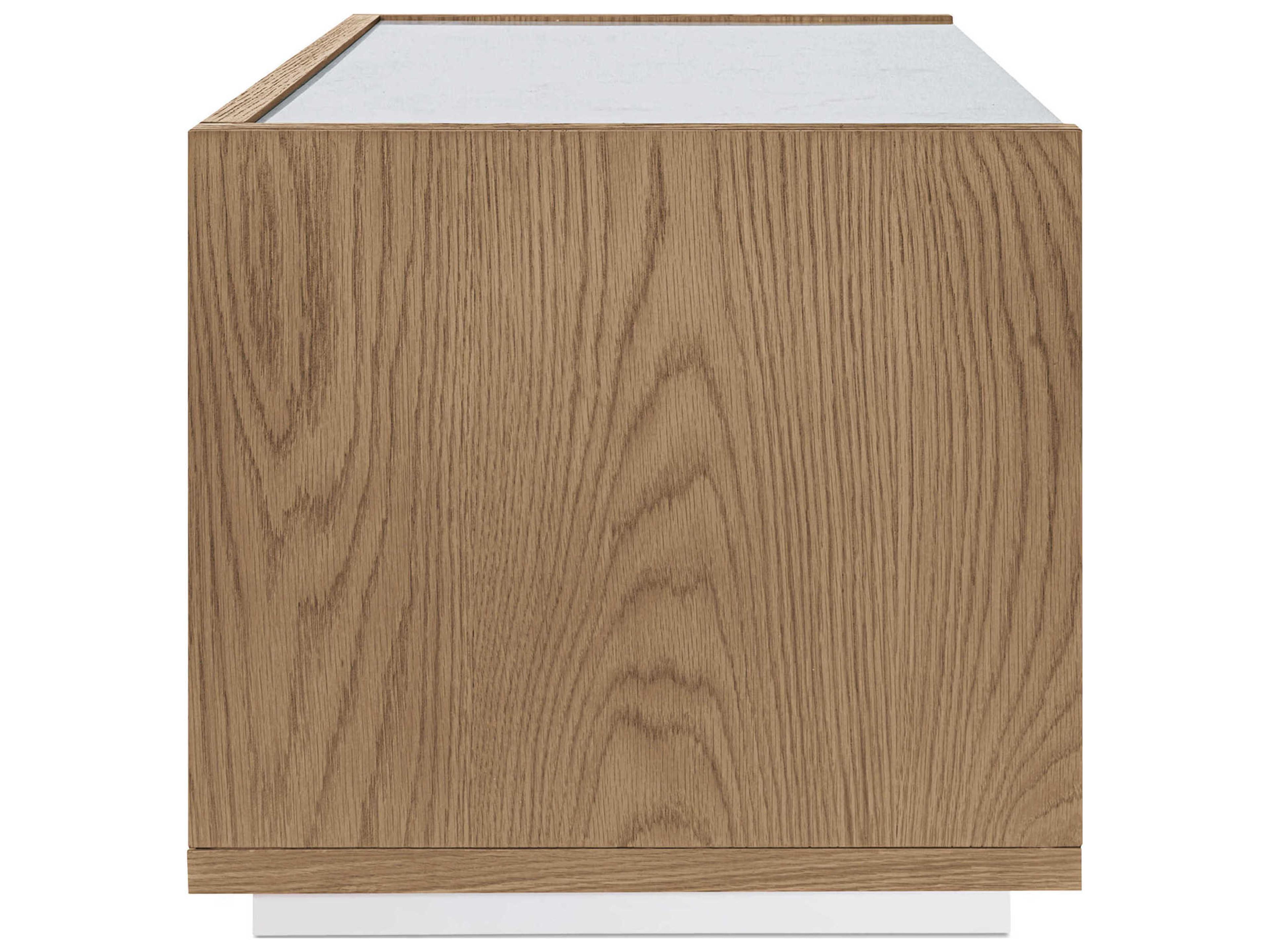 Moe's Home Ashcroft 2-Drawers Oak Wood Nightstand