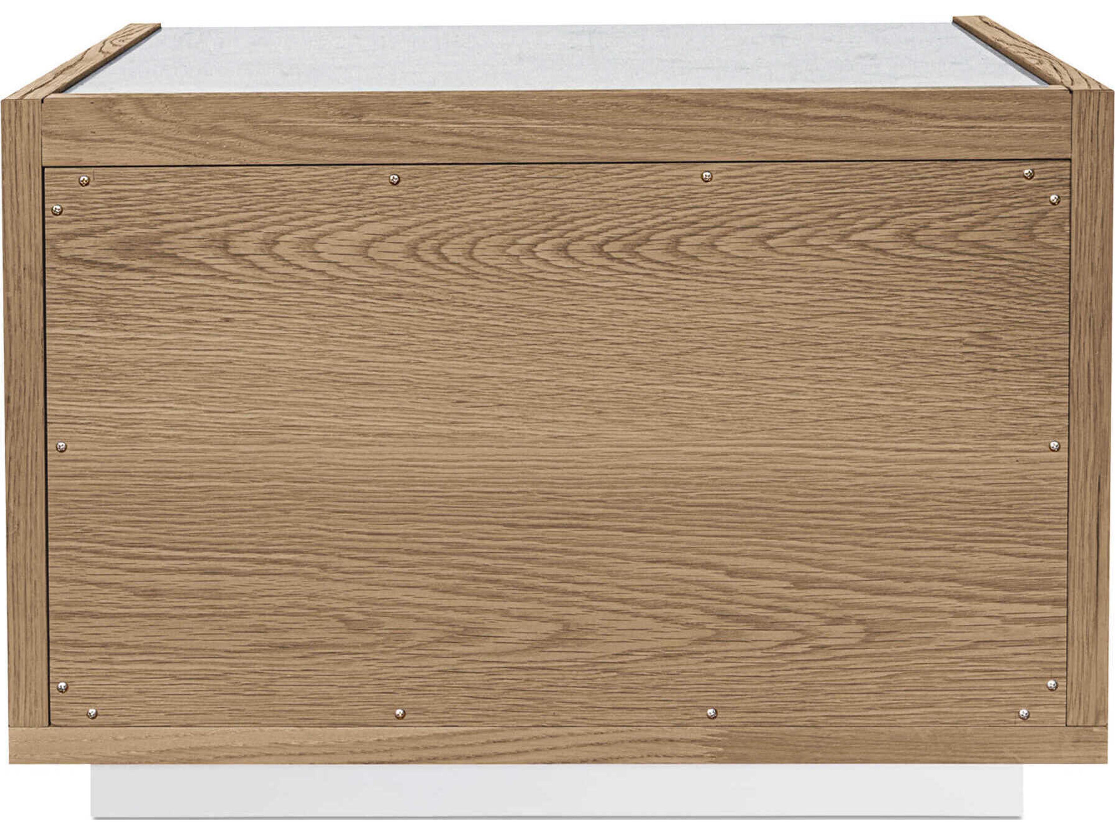 Moe's Home Ashcroft 2-Drawers Oak Wood Nightstand