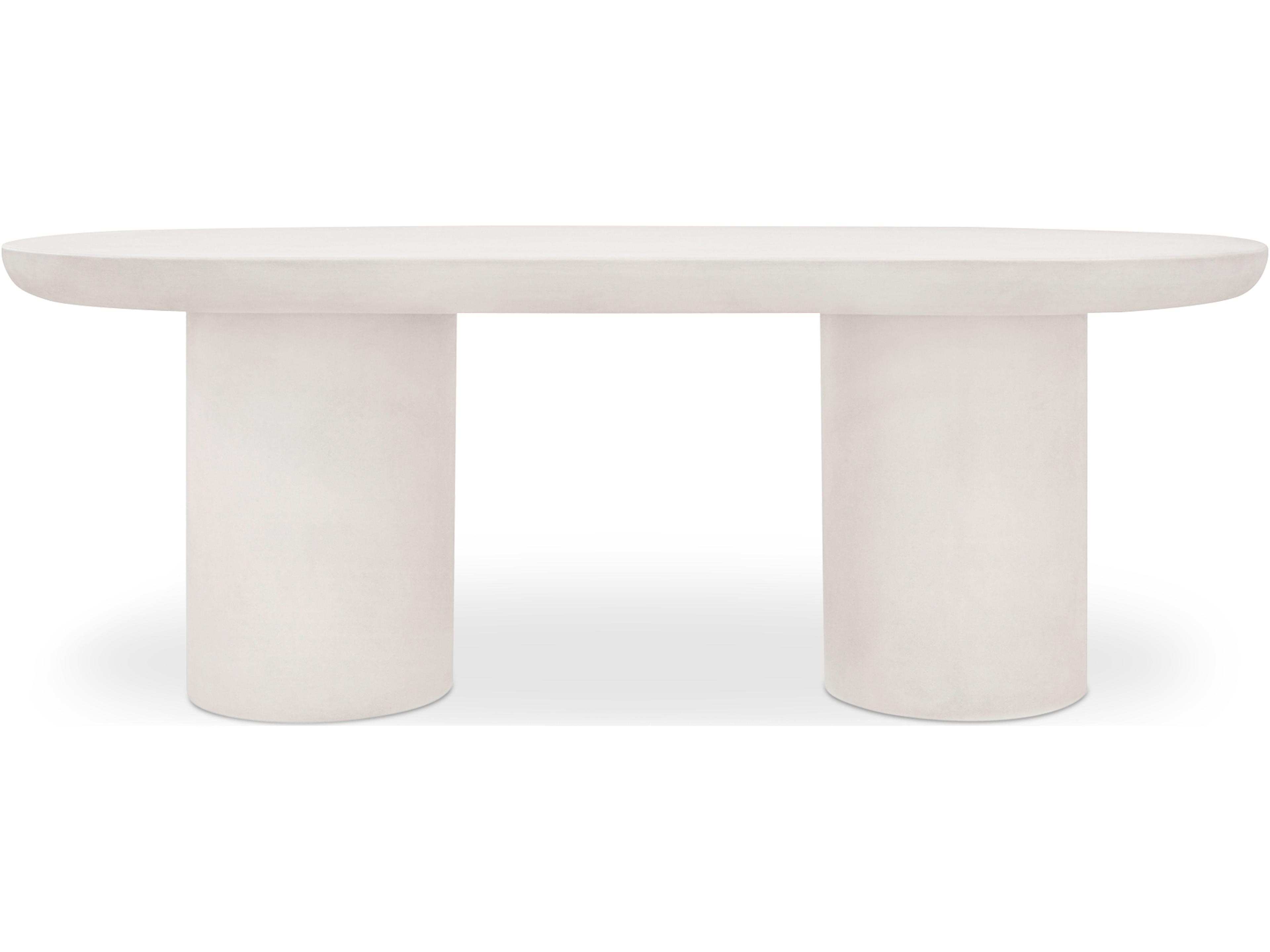 Rocca Oval Concrete Dining Table