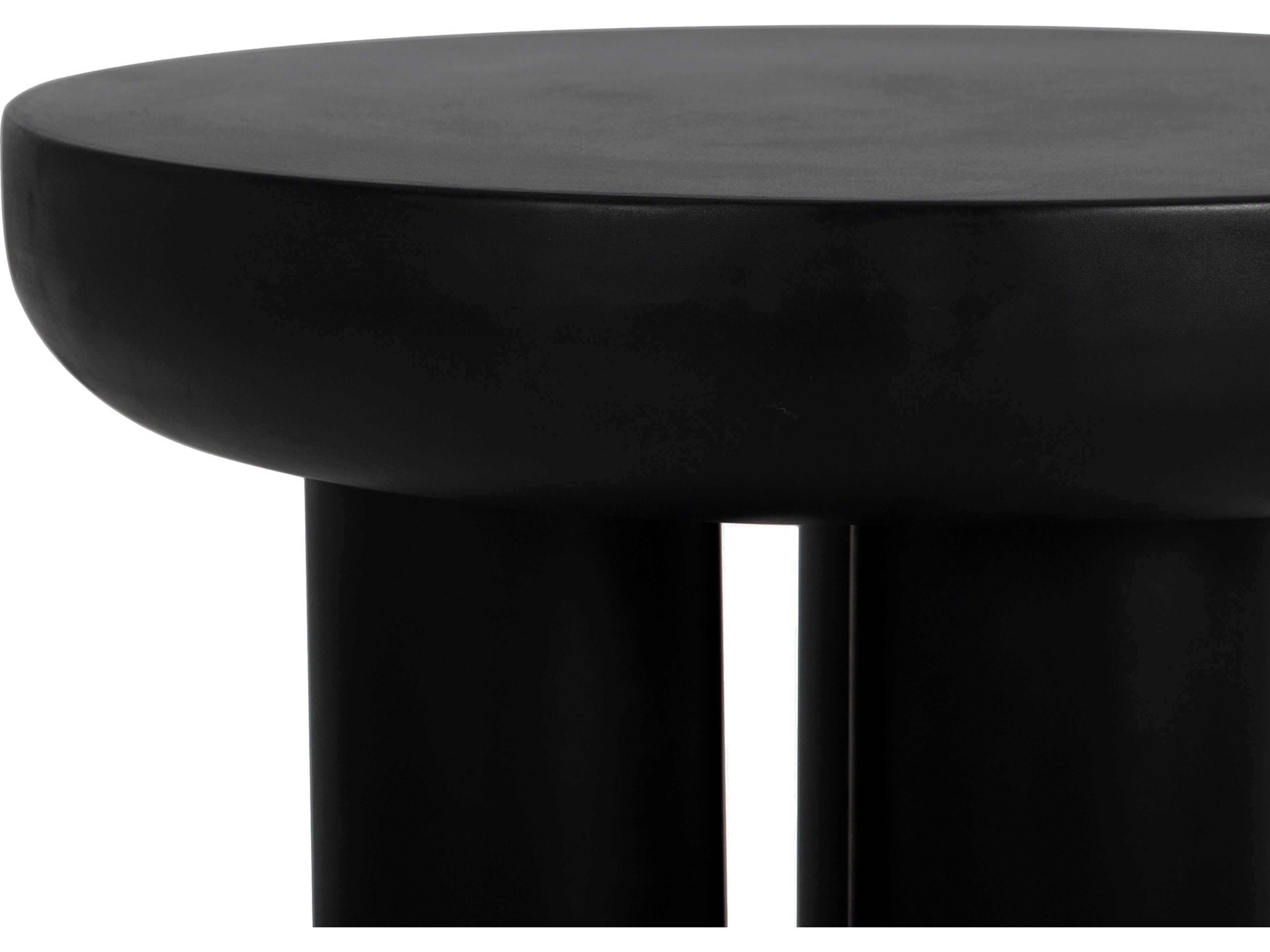 Moe's Home Rocca Side Table Black