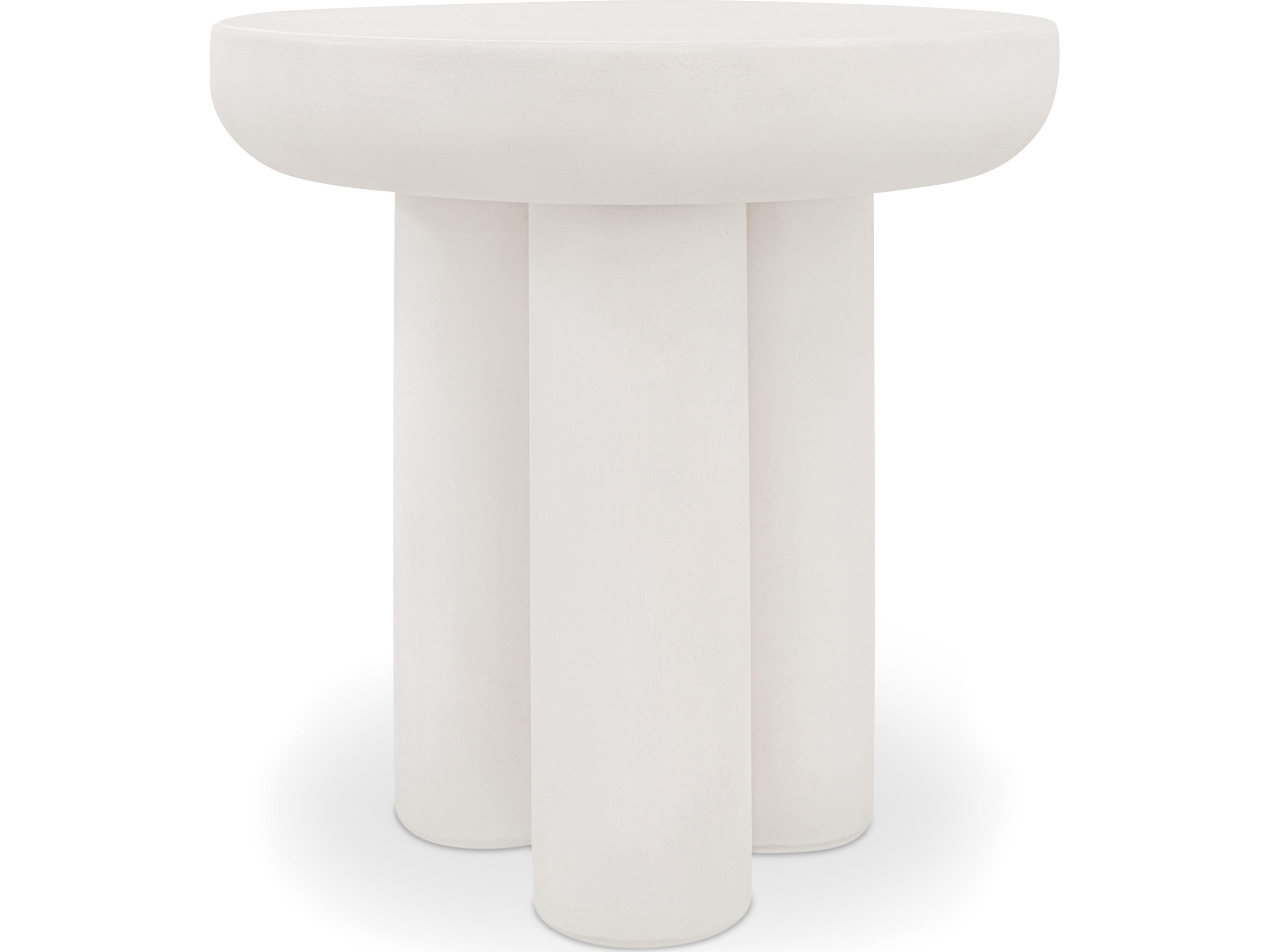 Rocca Round Ceramic End Table