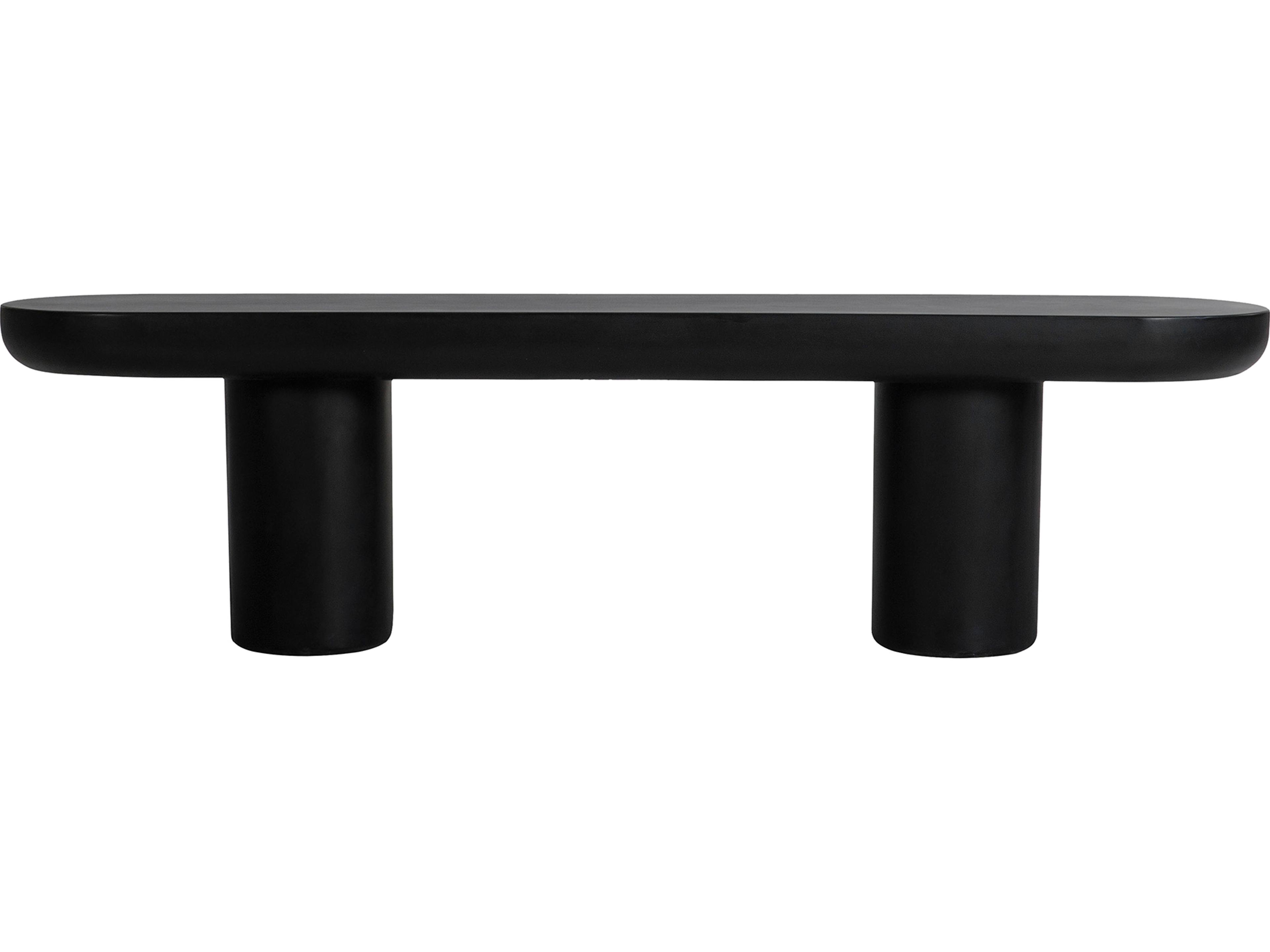 Moe's Home Rocca Bench Black