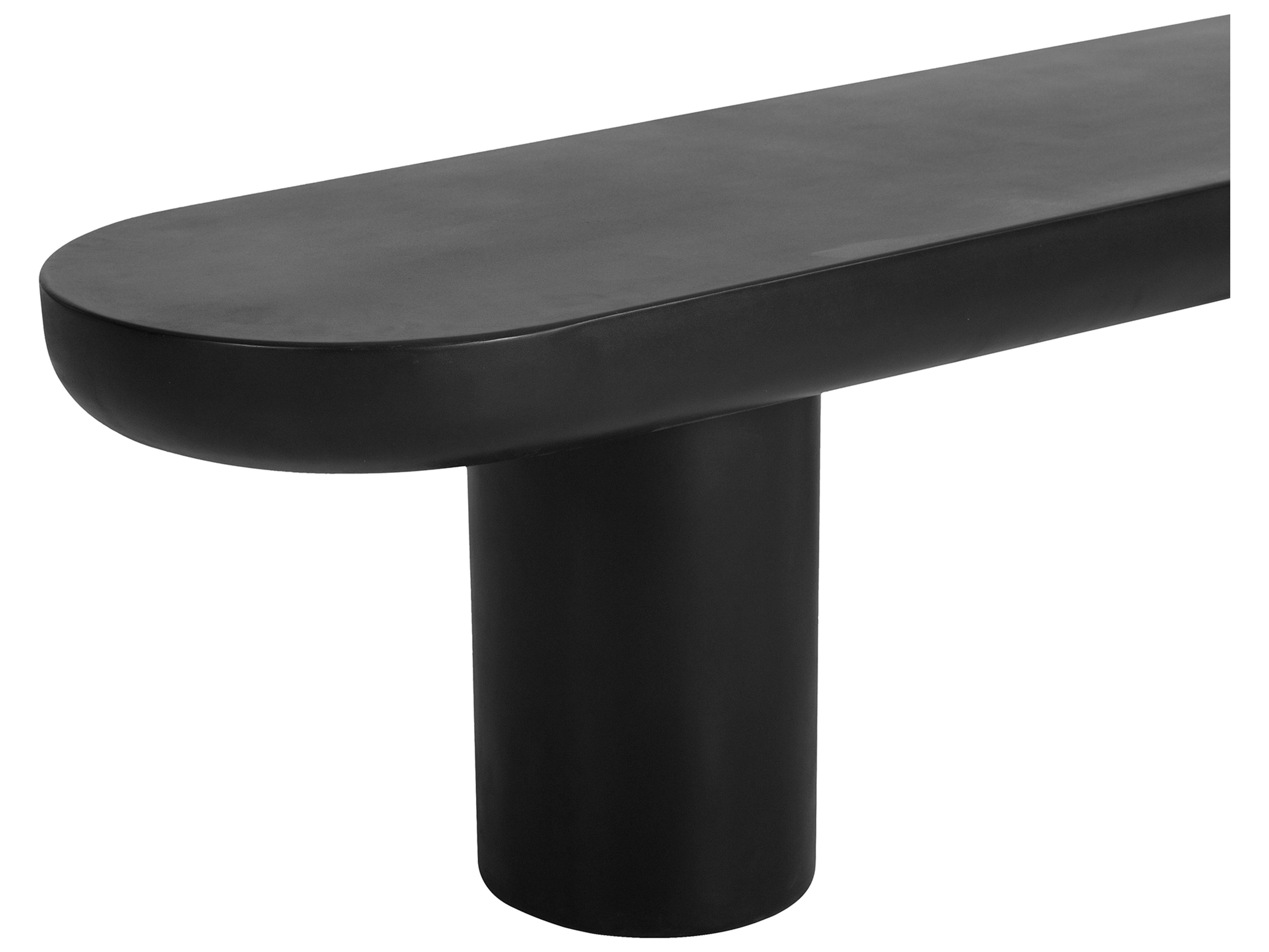 Moe's Home Rocca Bench Black