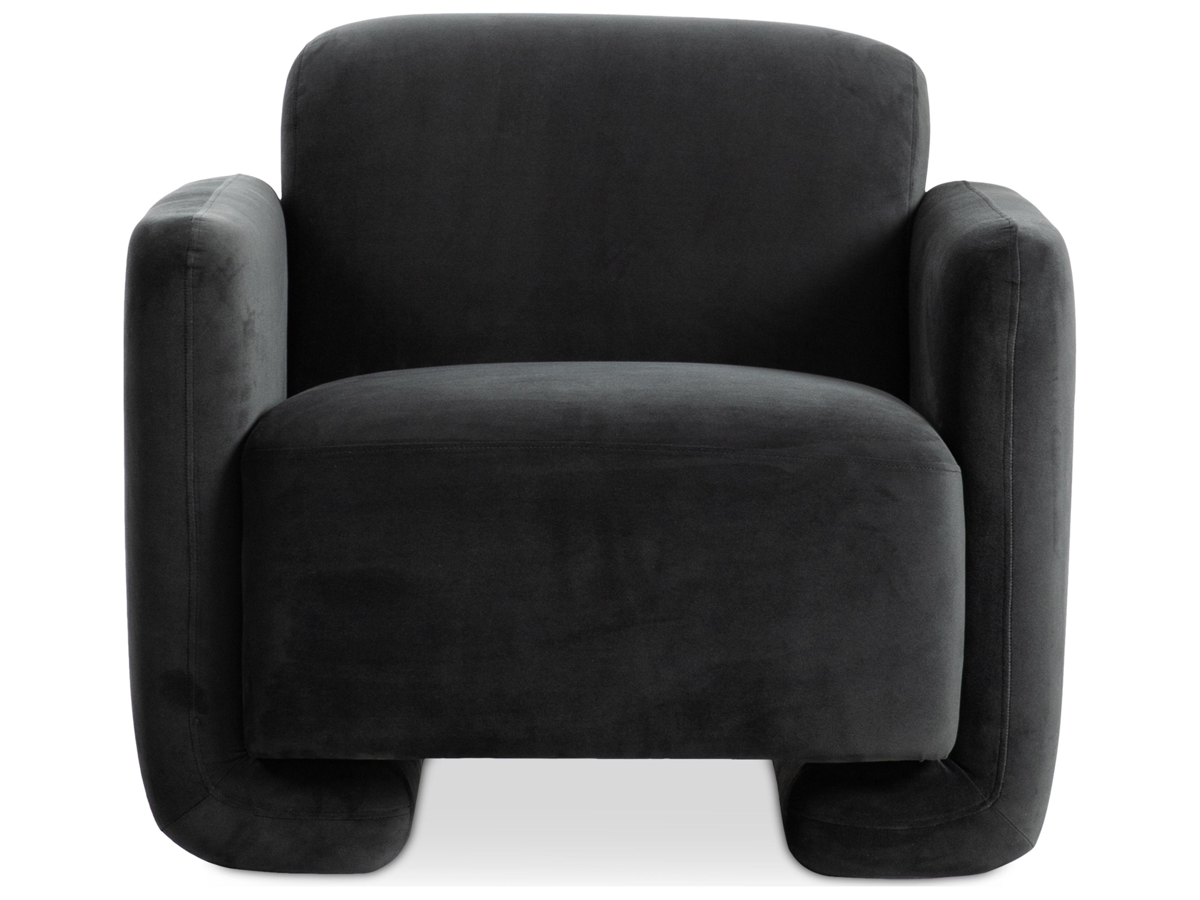 Moe's Home Fallon Gray Fabric Accent Chair