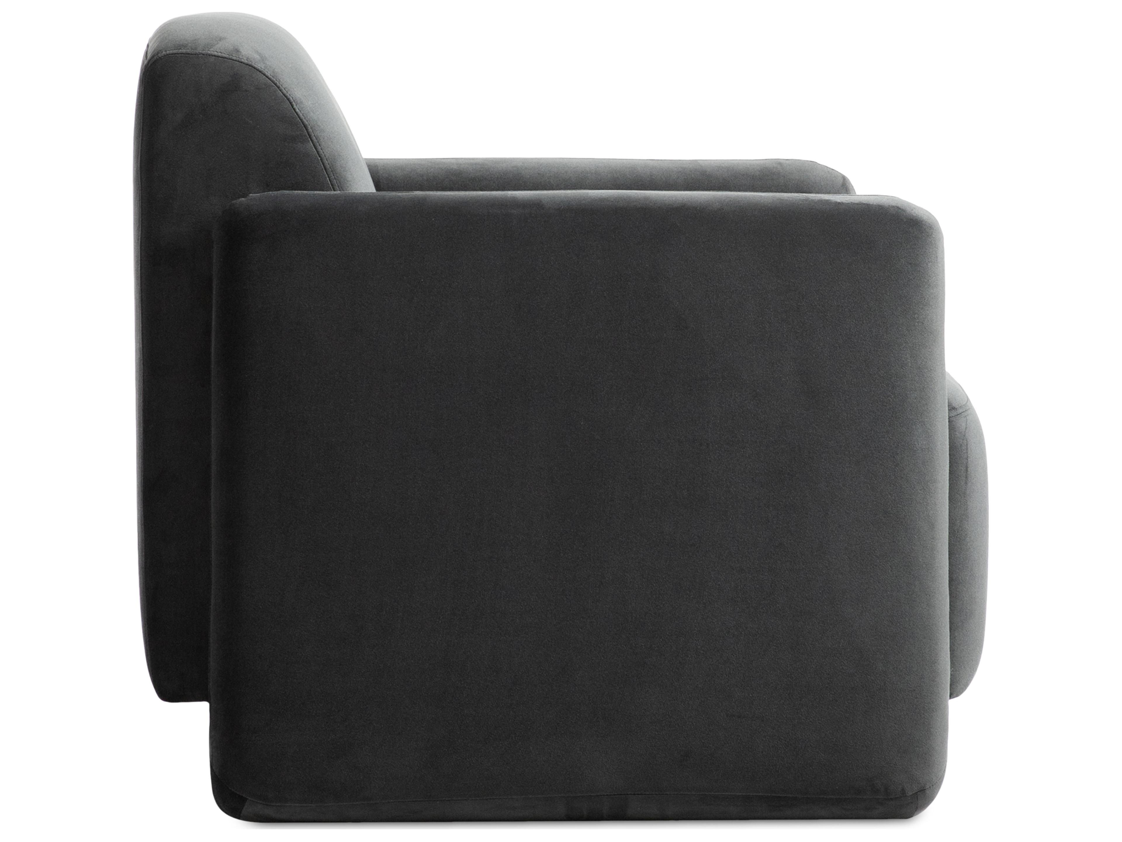 Moe's Home Fallon Gray Fabric Accent Chair