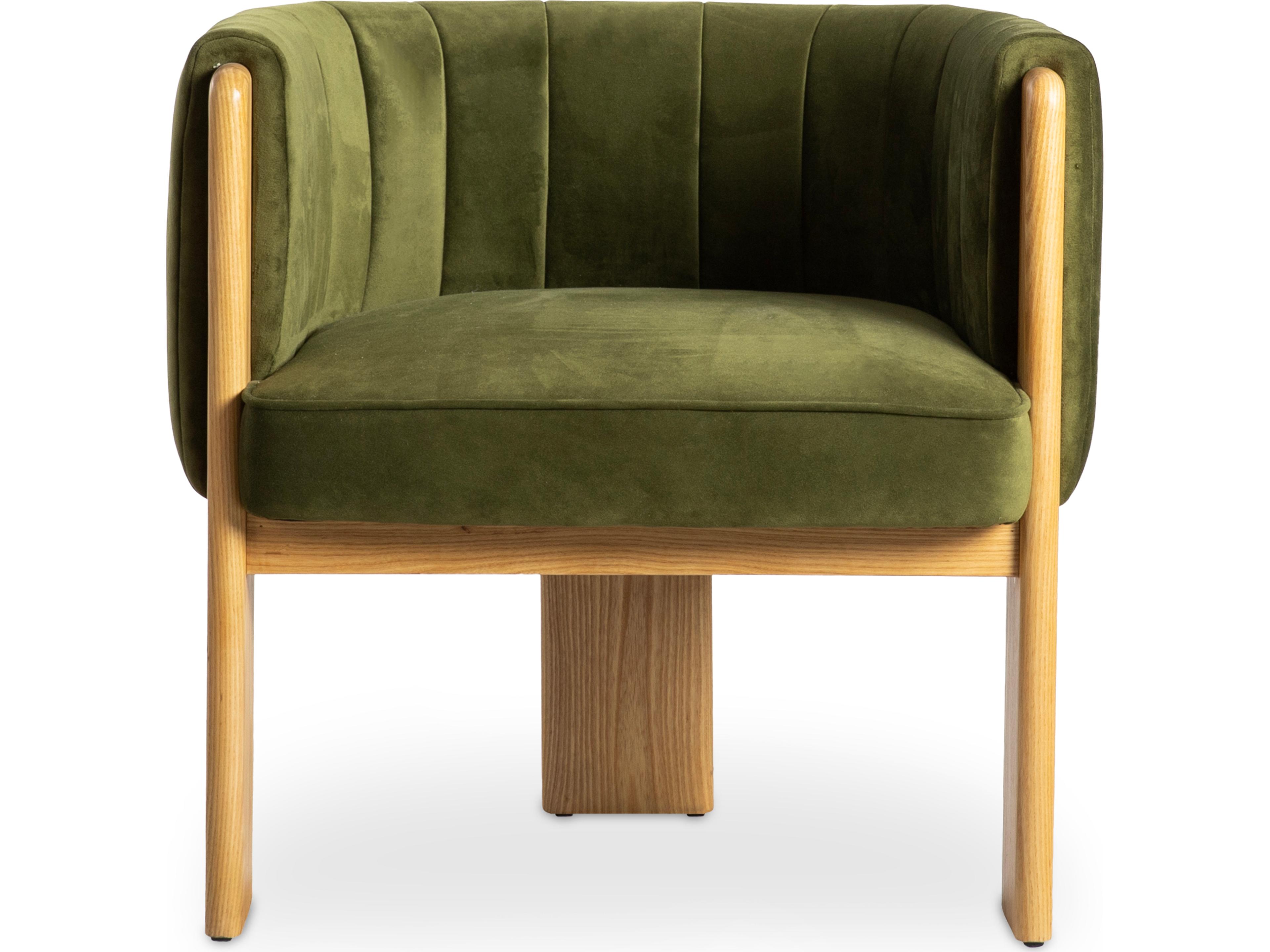 Sofi Green Fabric Accent Chair
