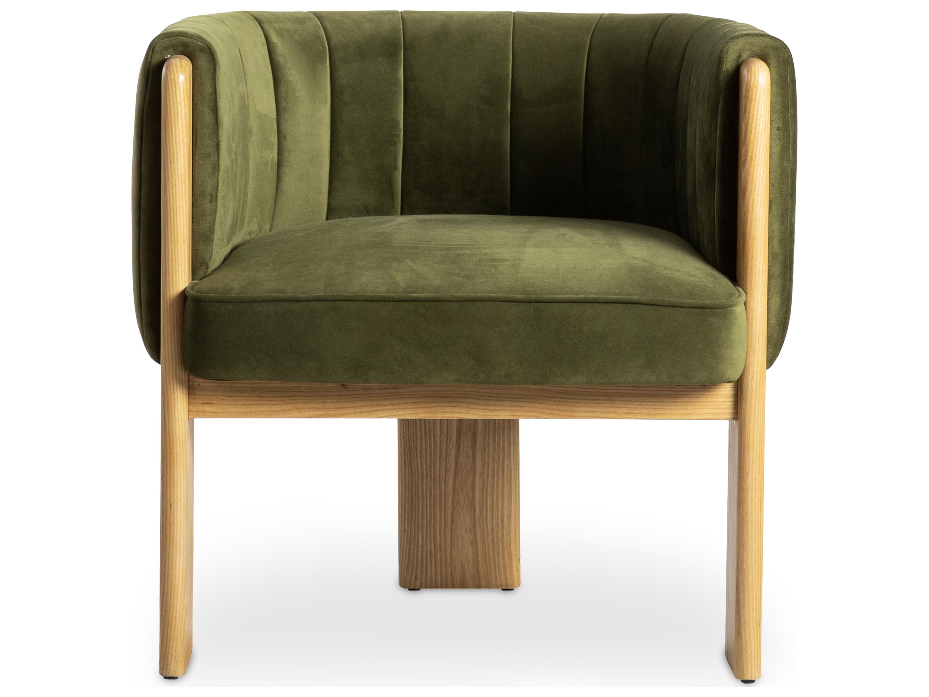 Moe's Home Sofi Green Fabric Accent Chair