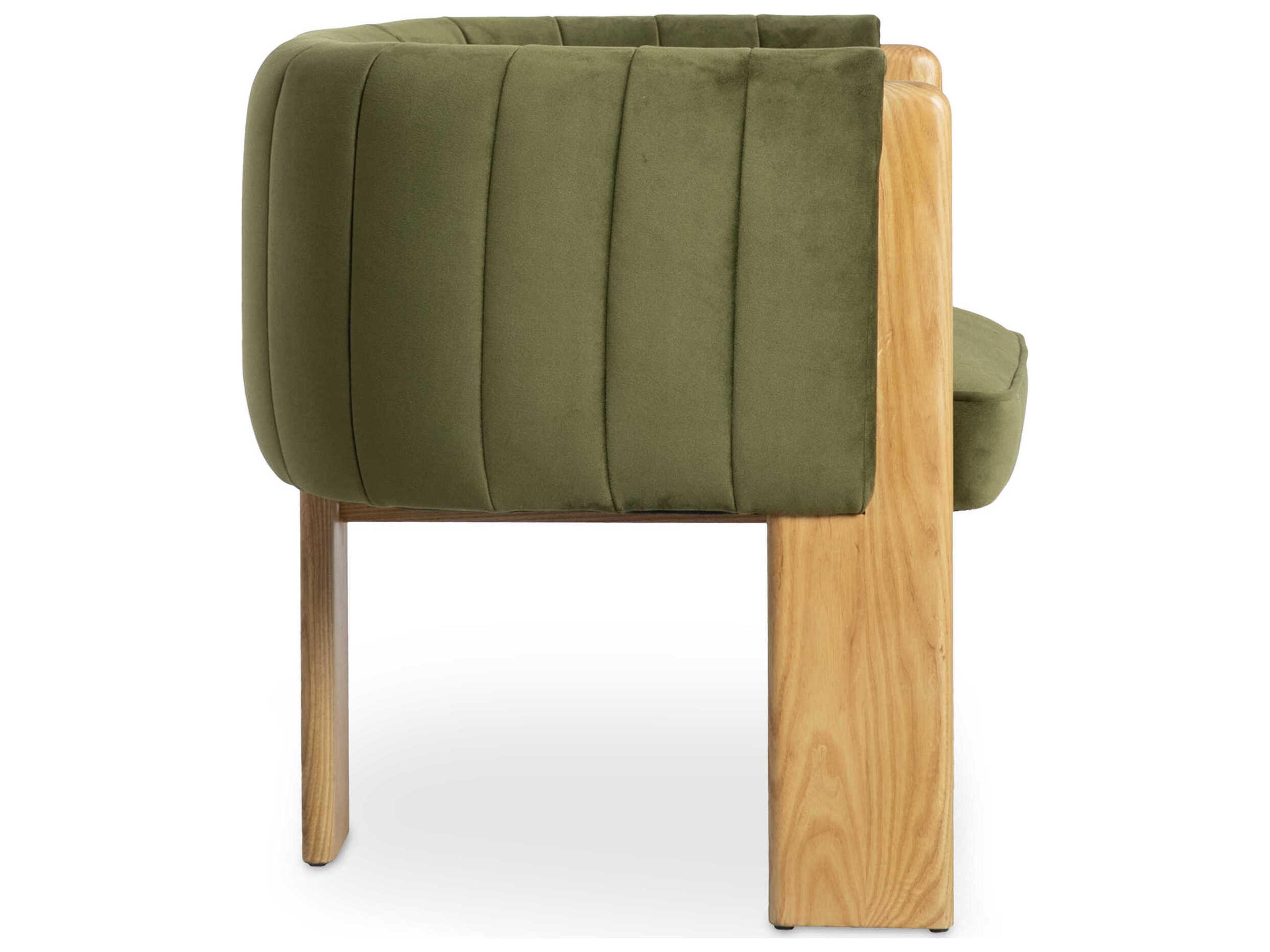Moe's Home Sofi Green Fabric Accent Chair