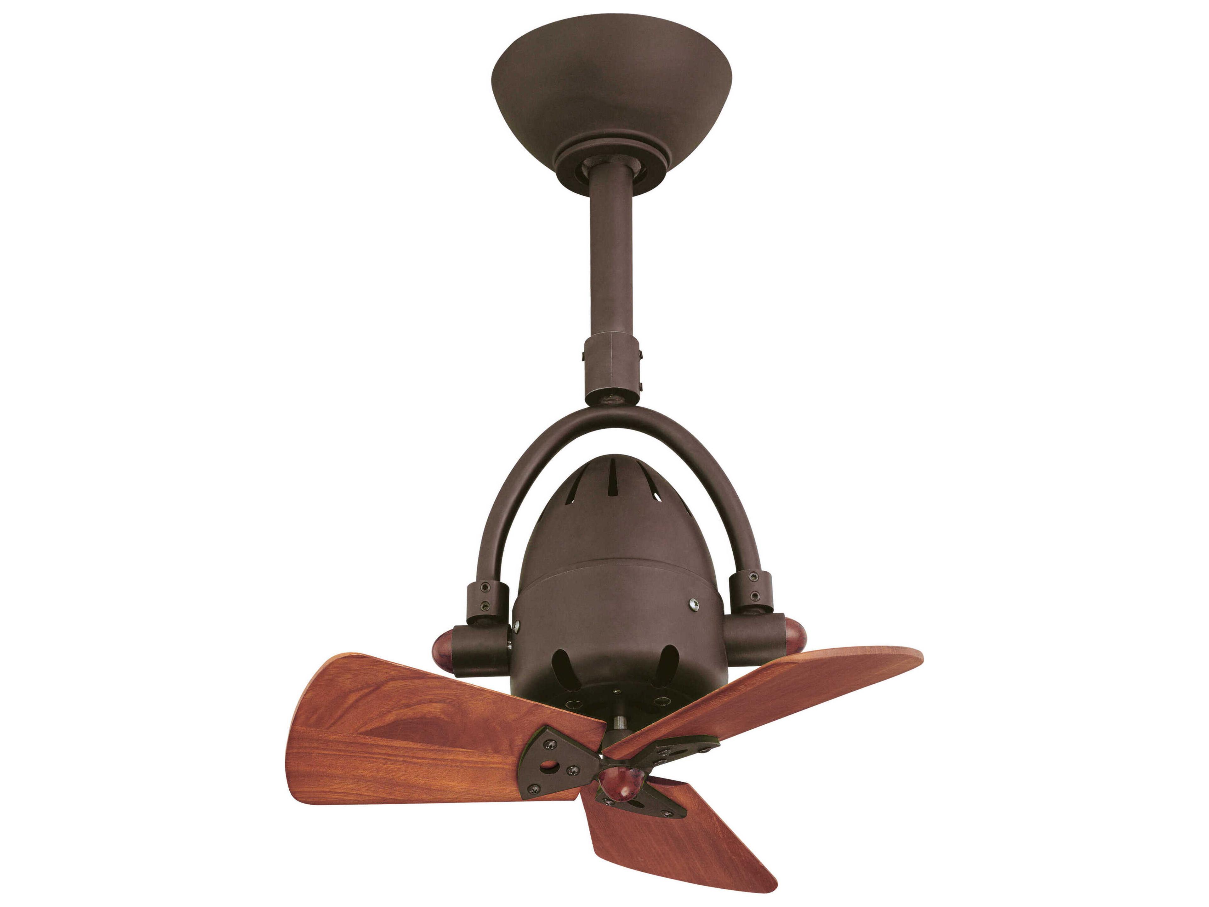 Diane Oscillating Directional Ceiling Fan with Wood Blades