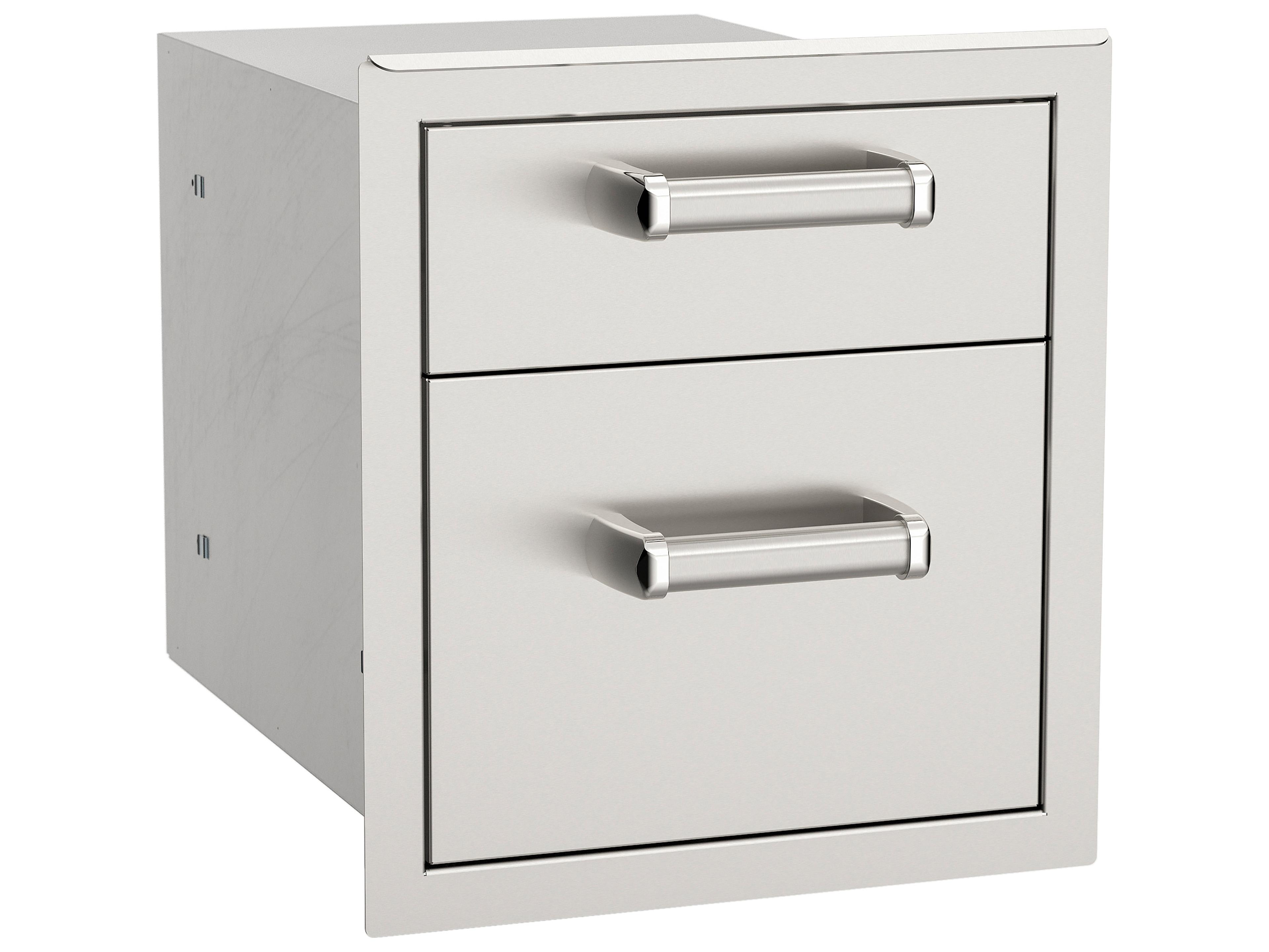 Fire Magic Flush Double Drawer