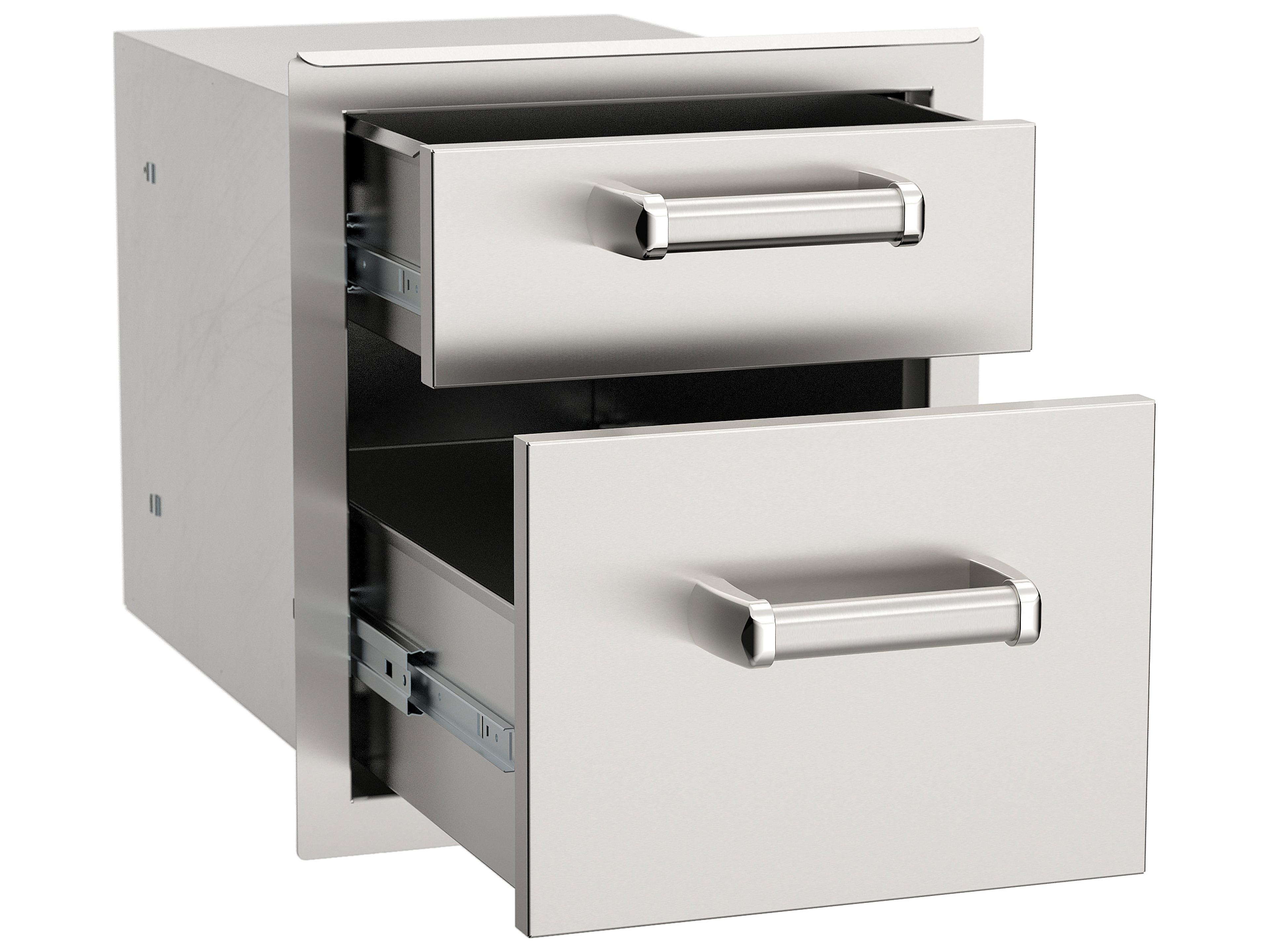 Fire Magic Flush Double Drawer