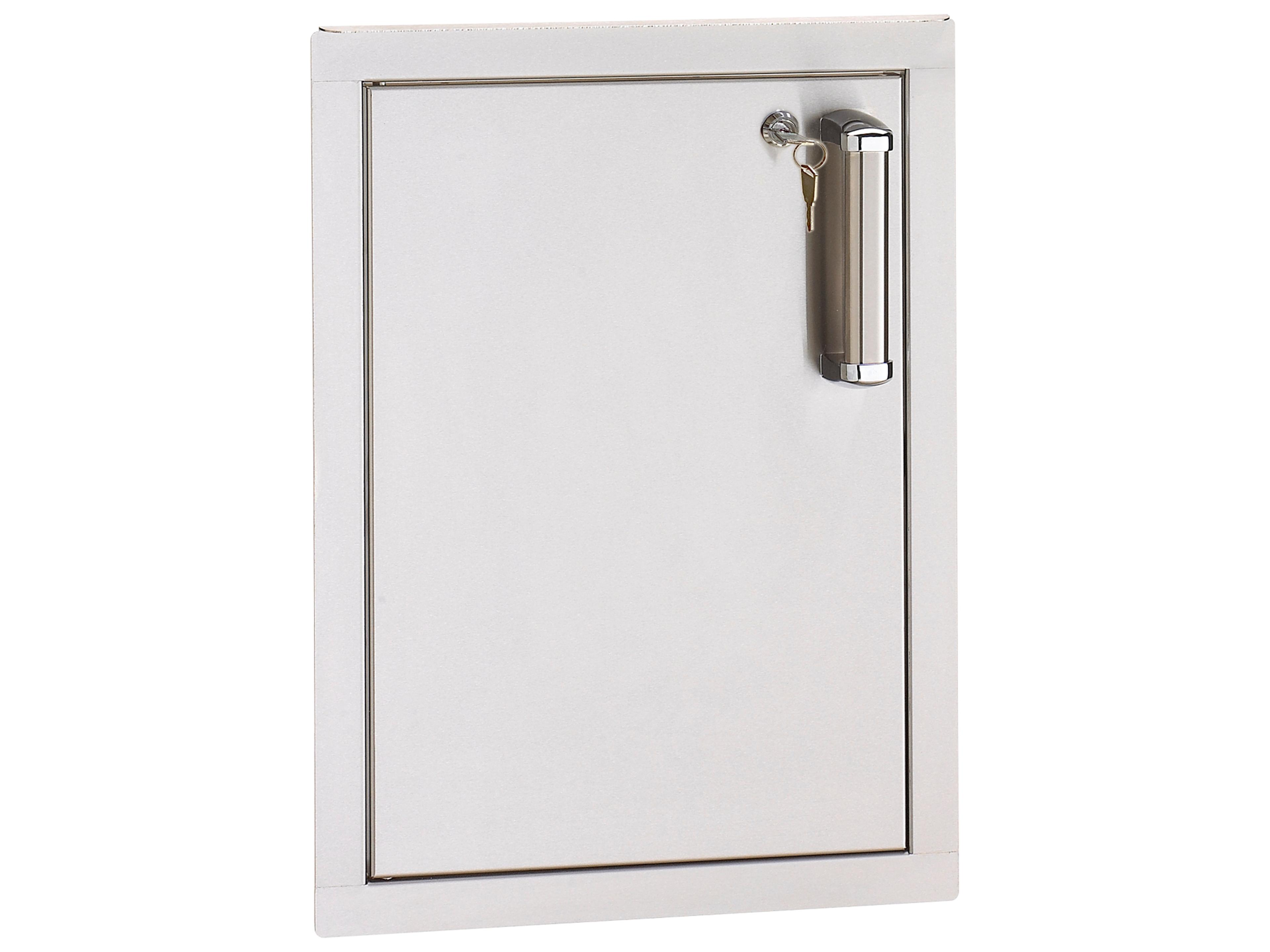 Vertical Single Access Door with Lock
