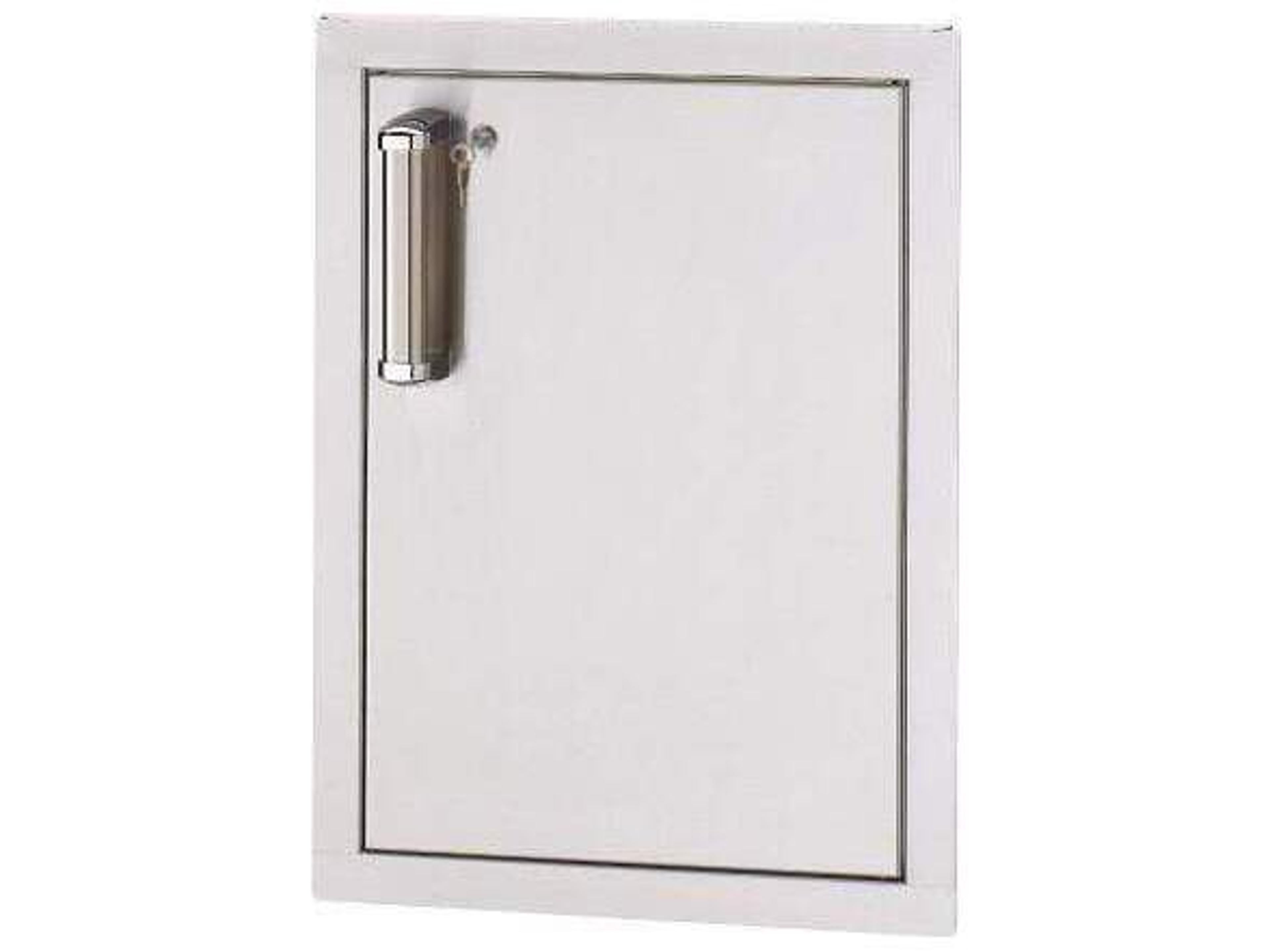 Vertical Single Access Door with Lock