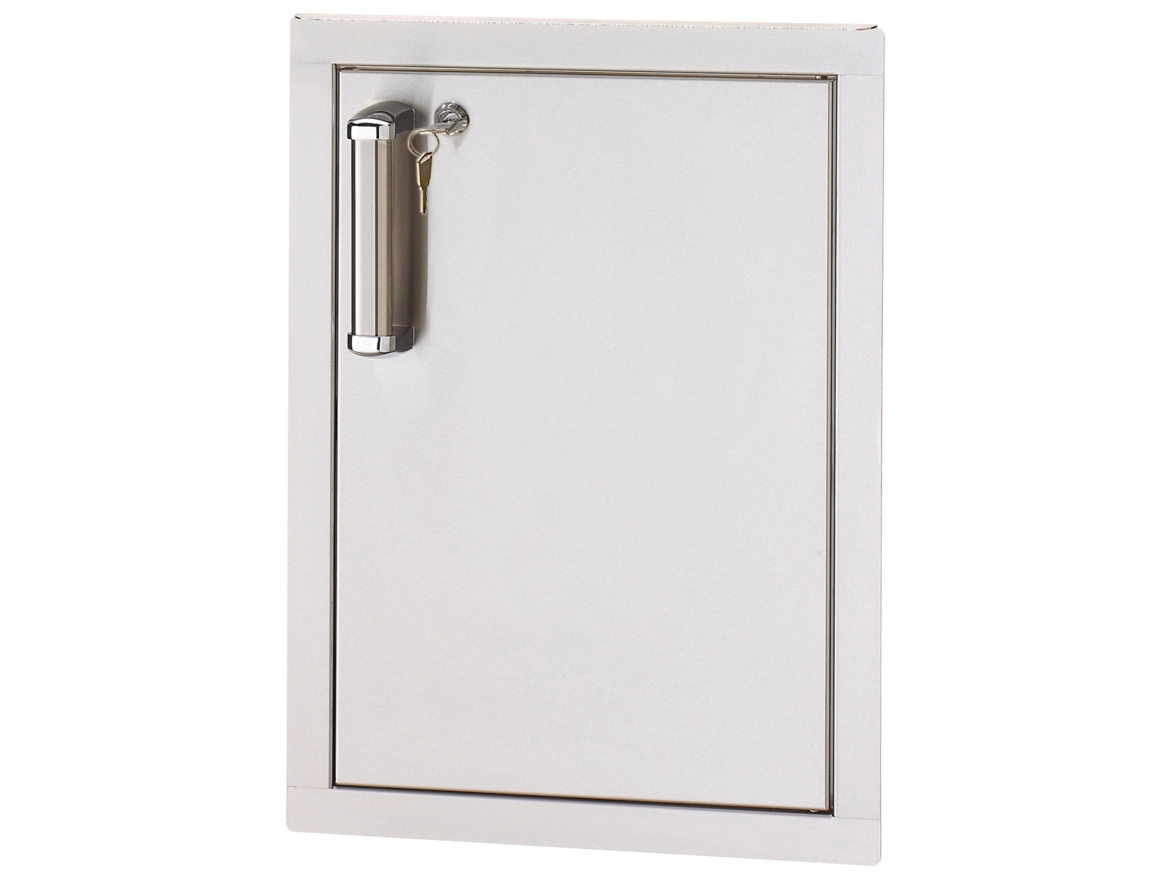 Flush Mounted Vertical Single Access Door with Lock (Right Hinge)