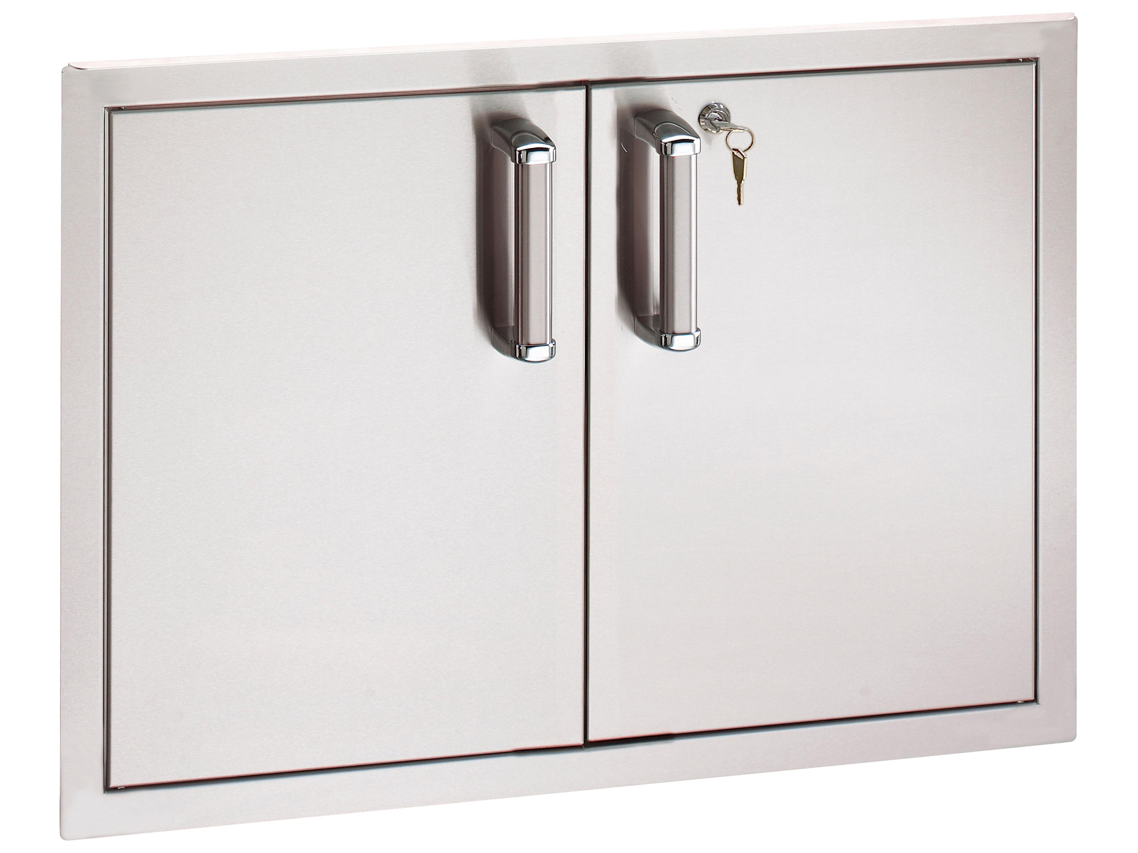 Flush Double Access Doors with Lock