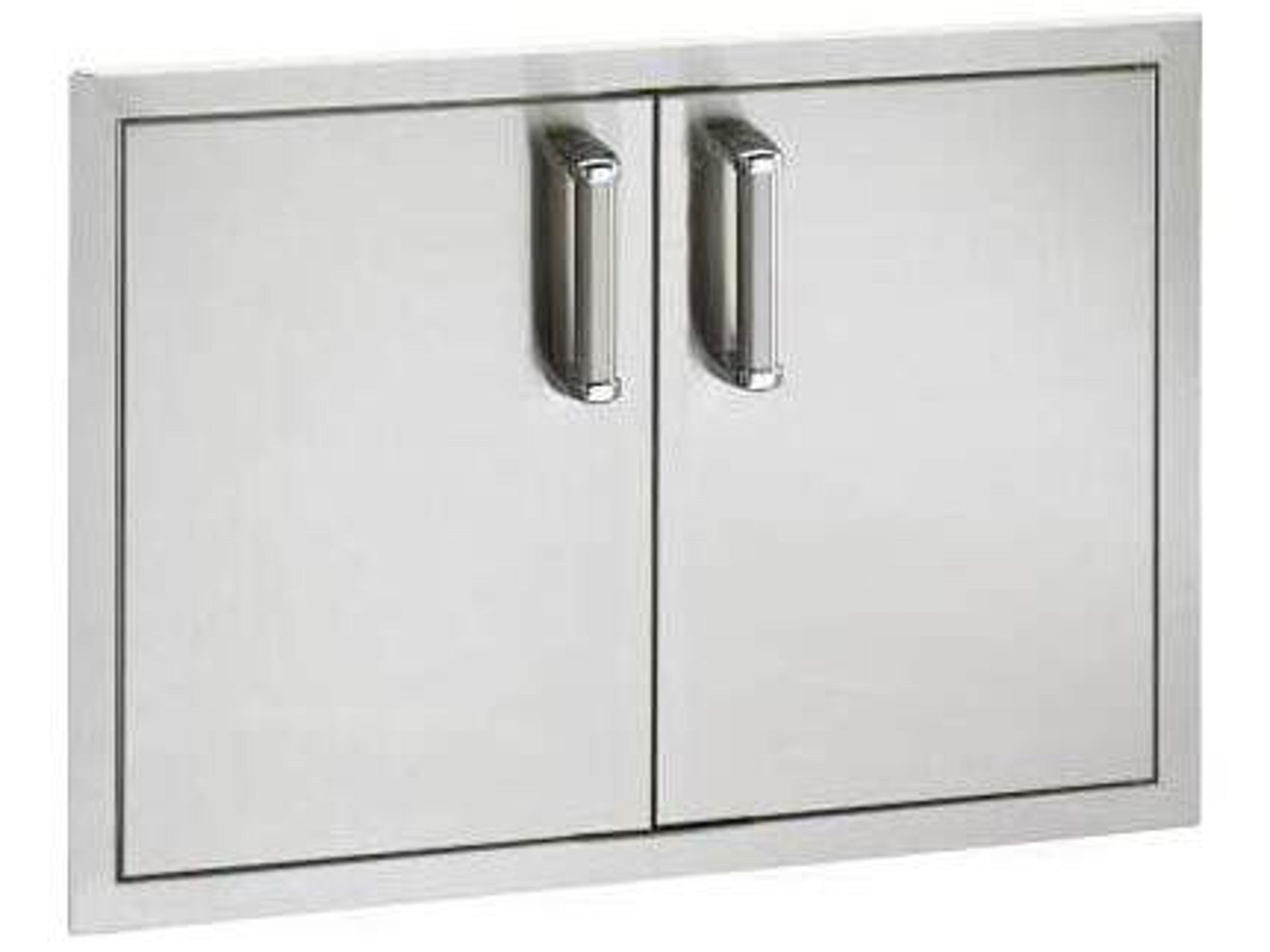 Double Doors with Trash Tray & Dual Drawers