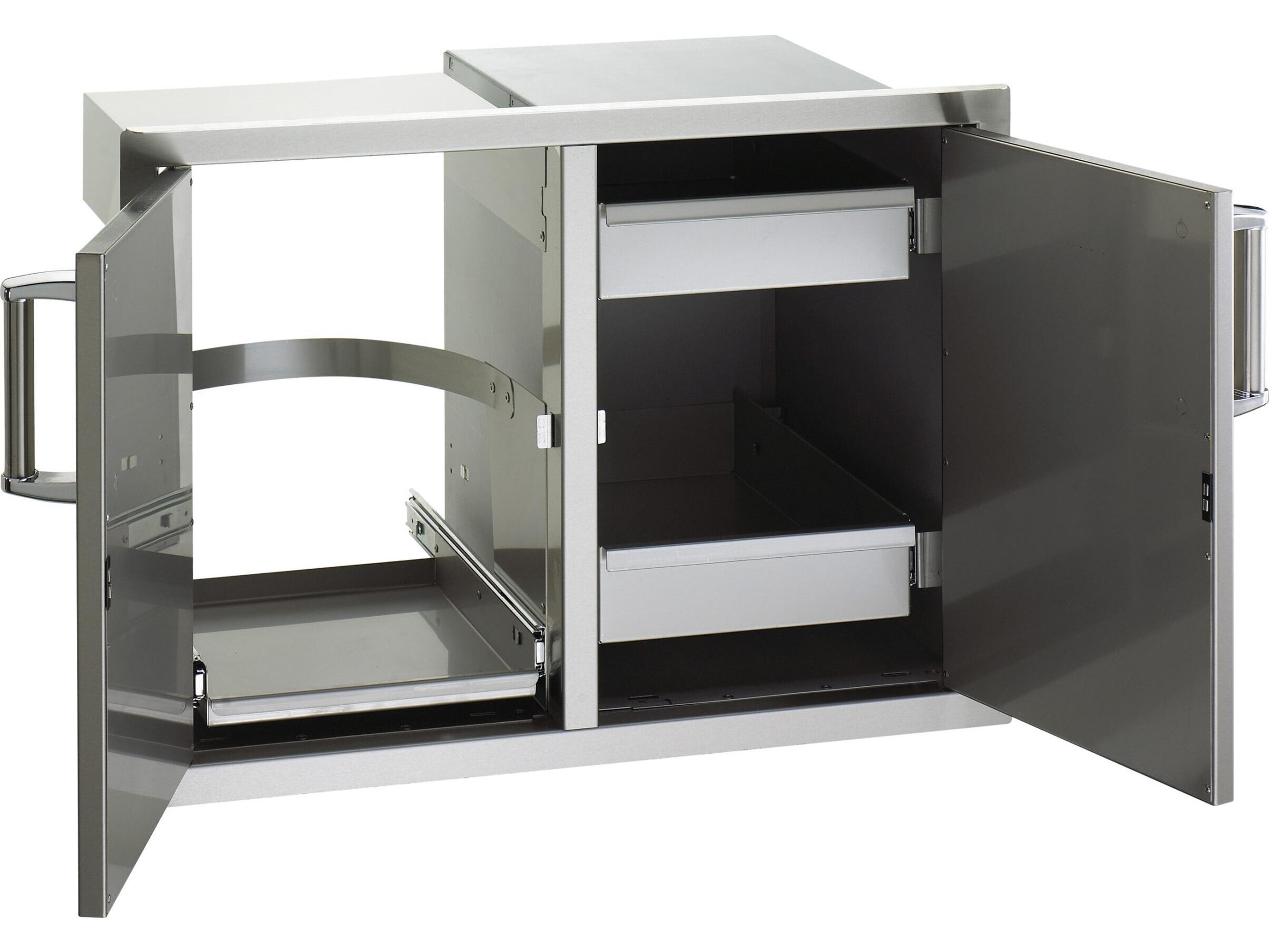 Fire Magic Double Doors with Trash Tray / Louvers & Dual Drawers