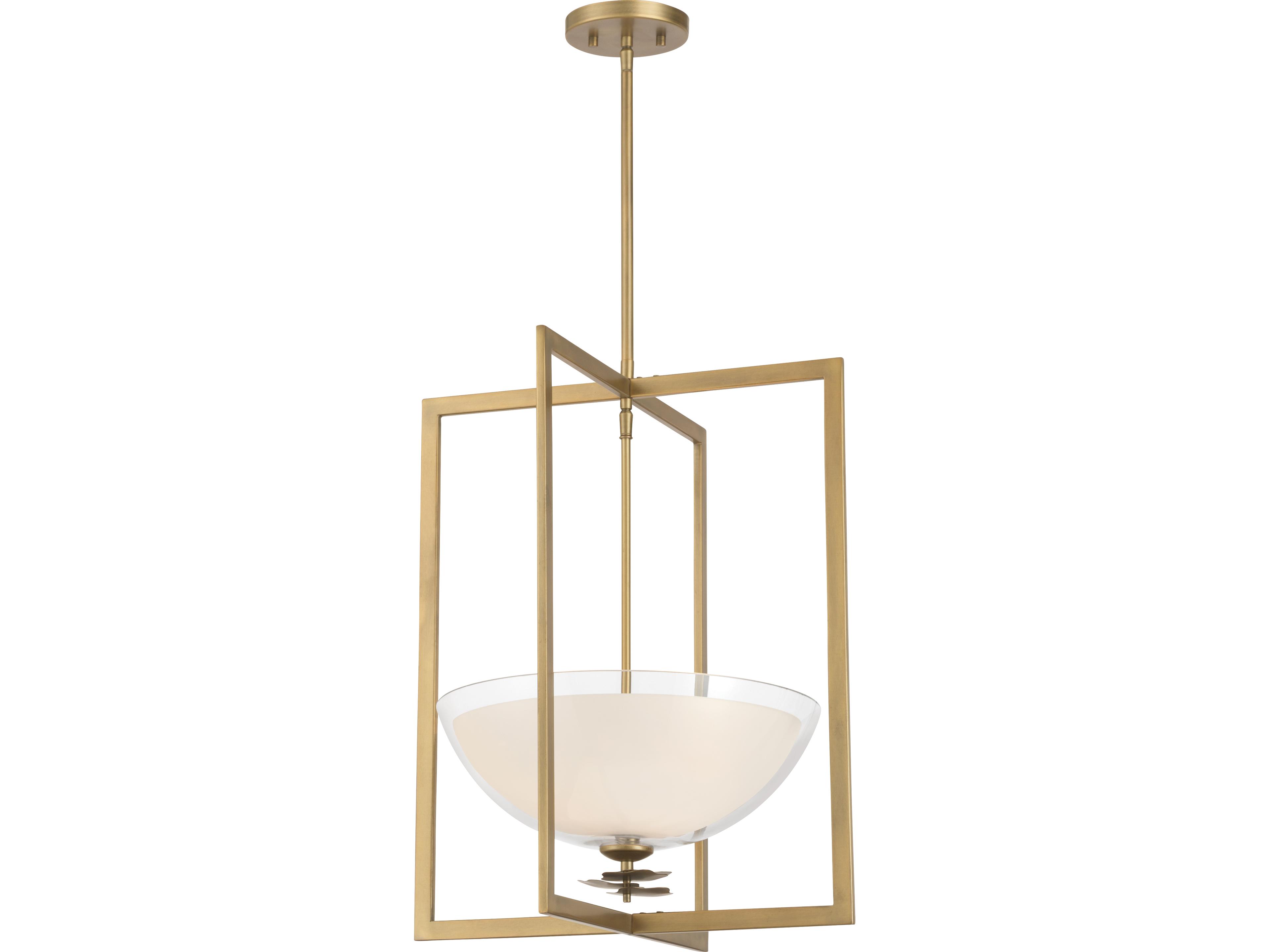 Elowen 3-Light Legacy Brass Bowl Pendant