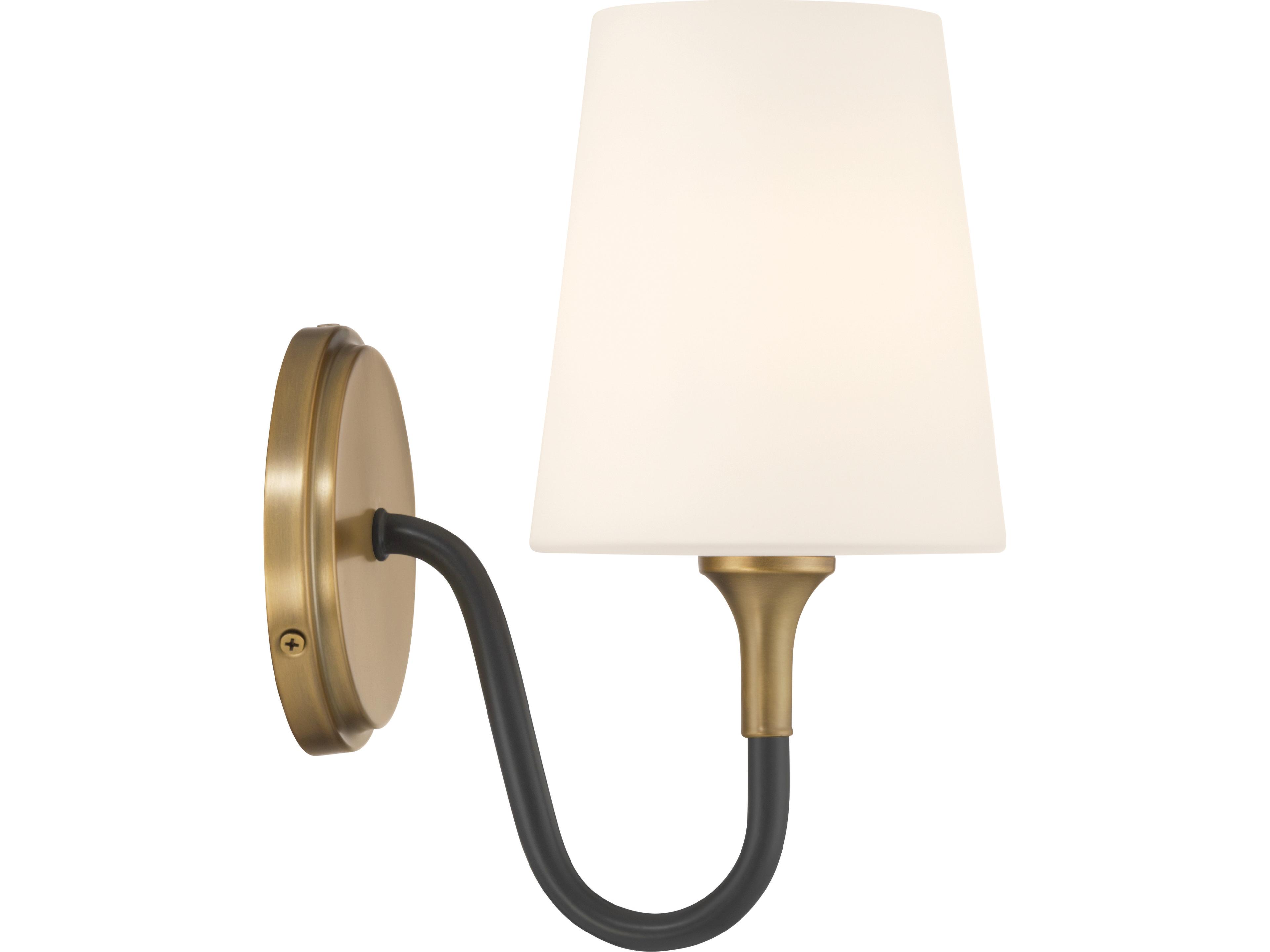 Minka Lavery Brienne 1-Light Legacy Brass Wall Sconce