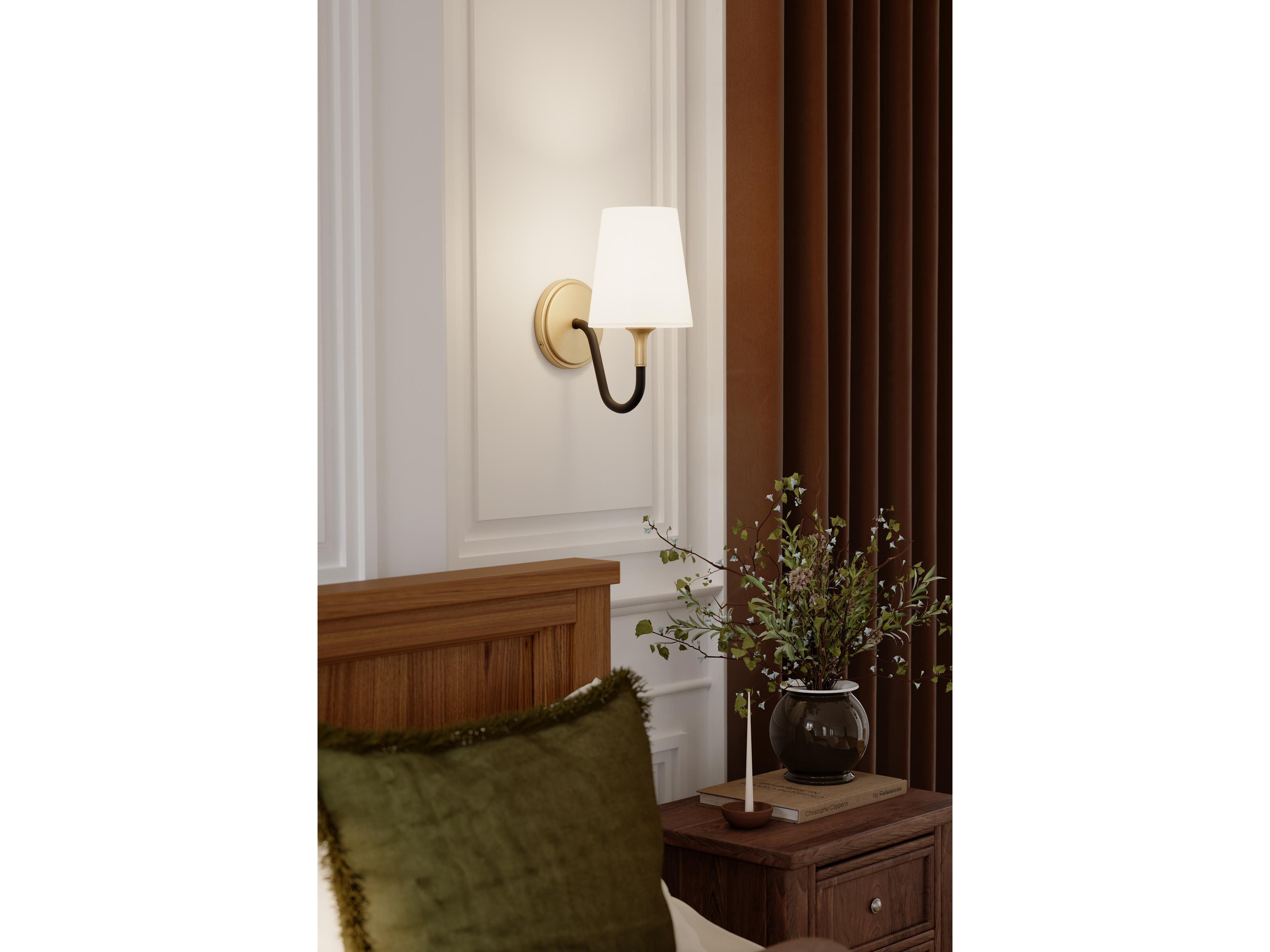 Minka Lavery Brienne 1-Light Legacy Brass Wall Sconce