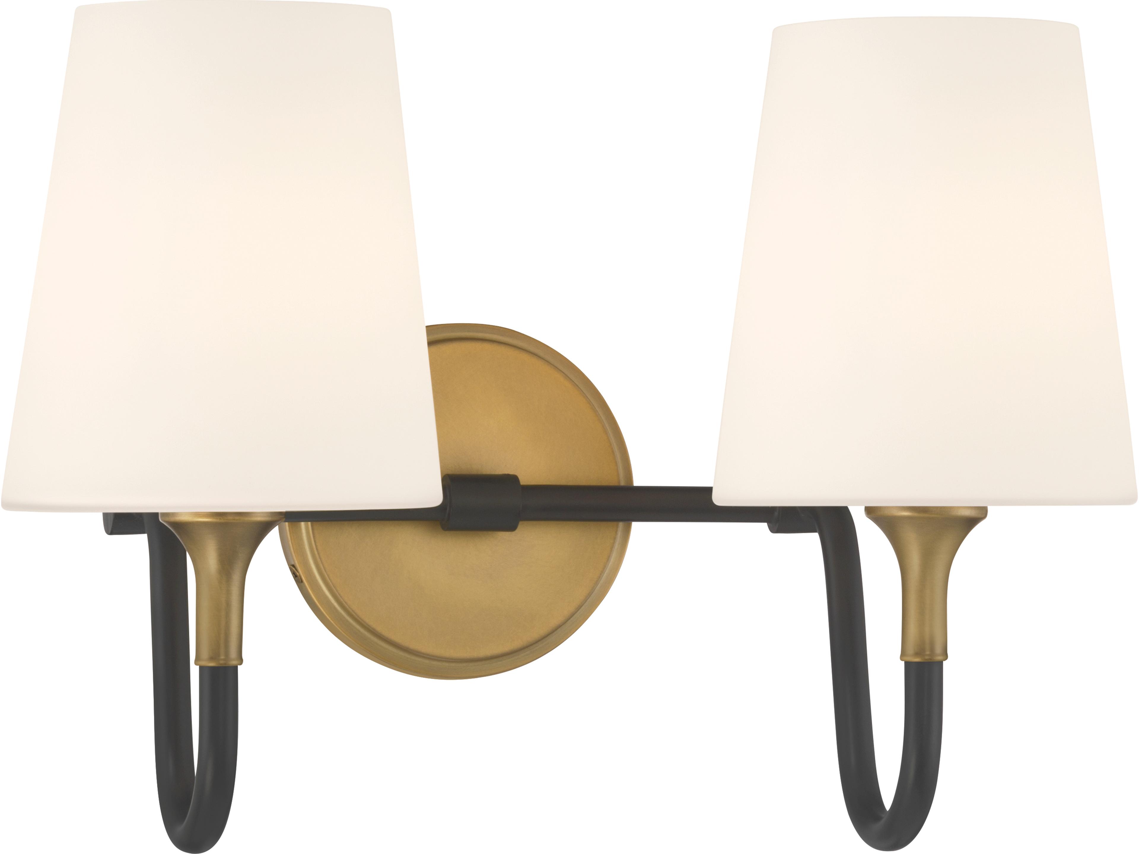 Minka Lavery Brienne 2-Light Legacy Brass Vanity Light