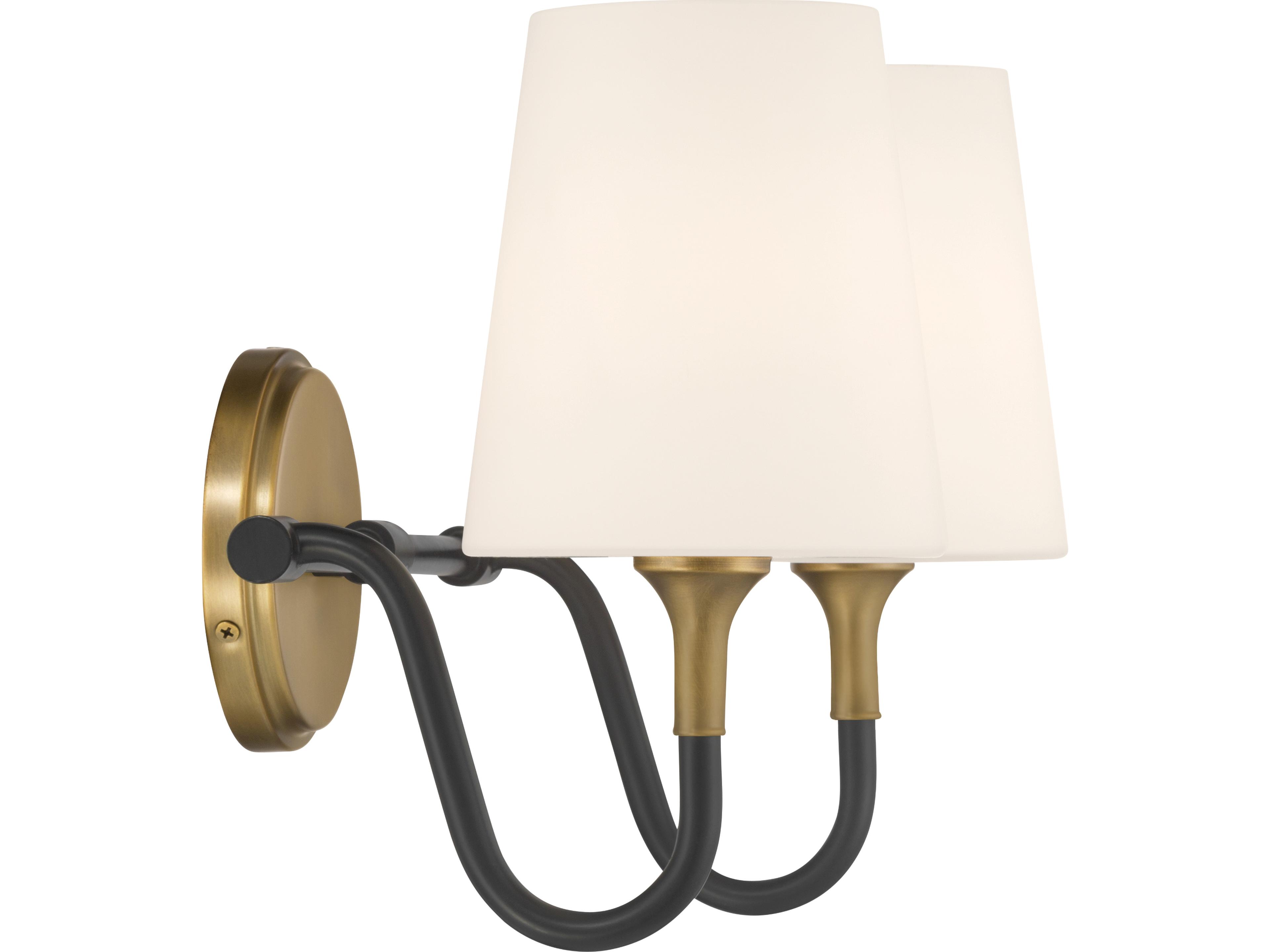 Minka Lavery Brienne 2-Light Legacy Brass Vanity Light
