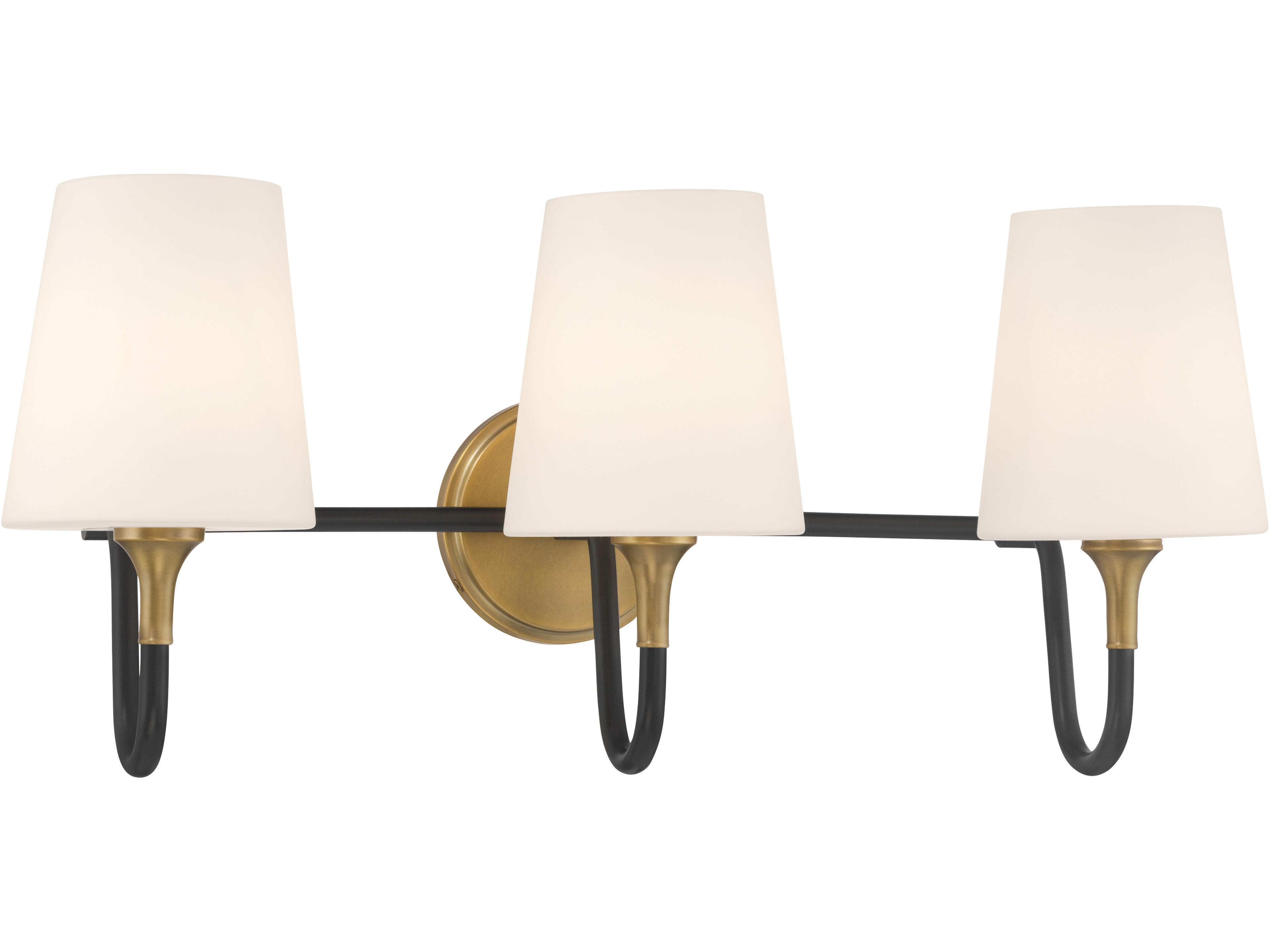 Brienne 3-Light Legacy Brass Vanity Light