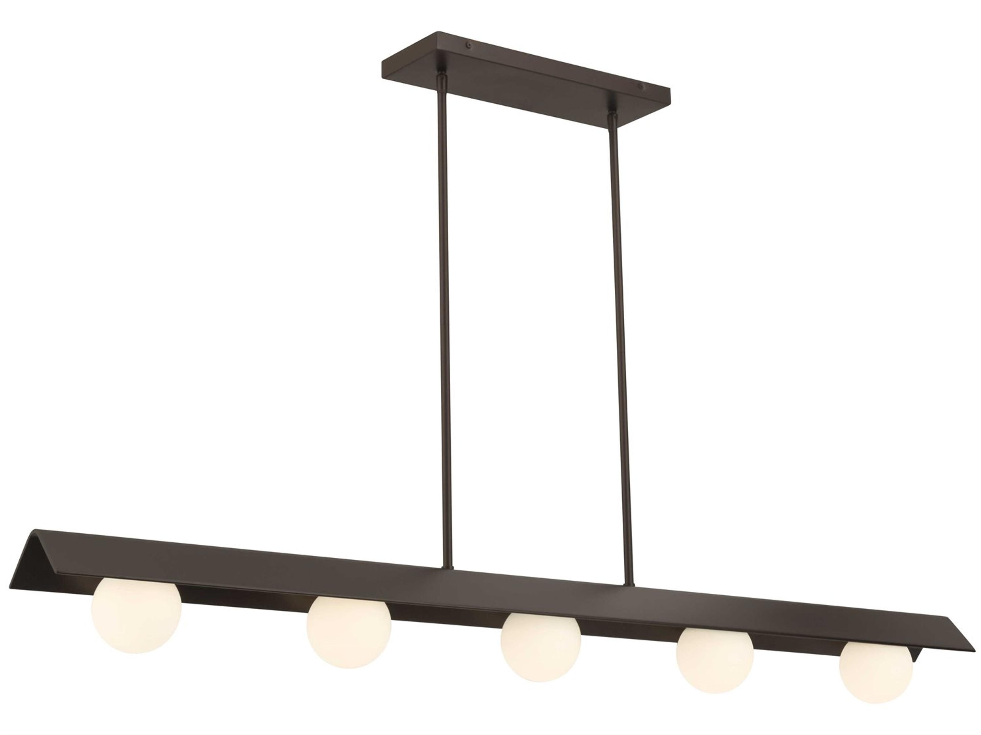 Vestra Dark Bronze Linear Island Pendant