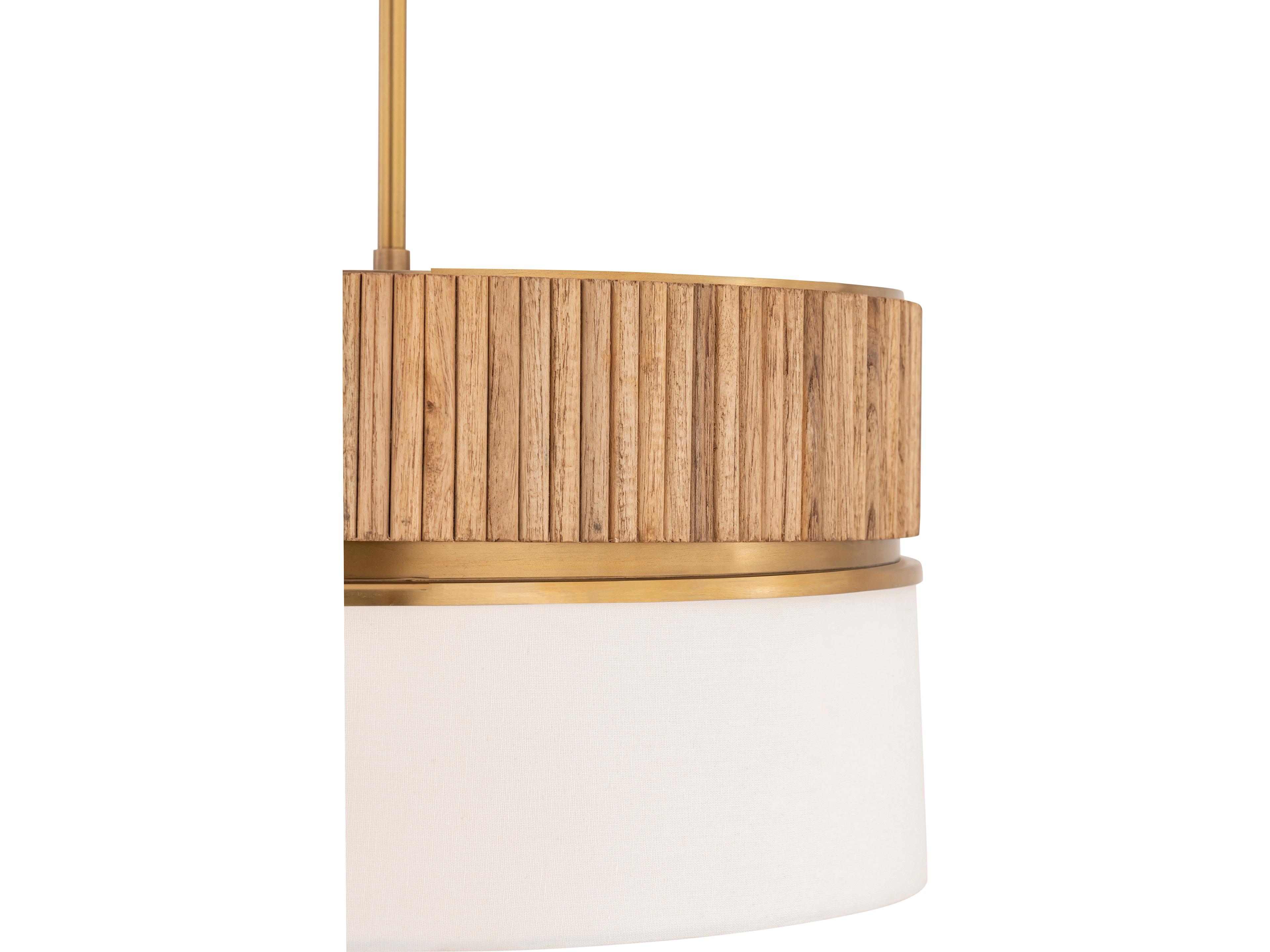 Minka Lavery Nebri 2-Light Legacy Brass Drum Pendant