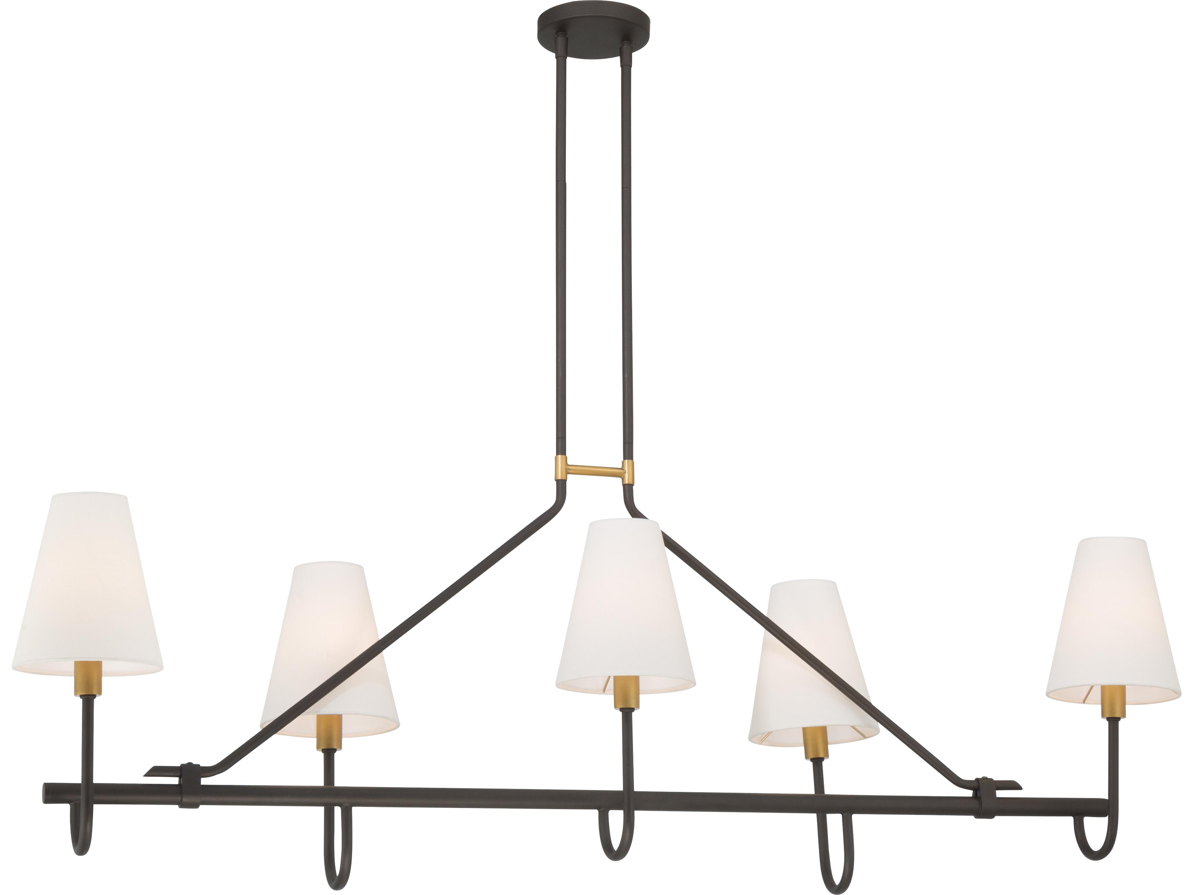 Bellforge 5-Light Legacy Brass Island Pendant