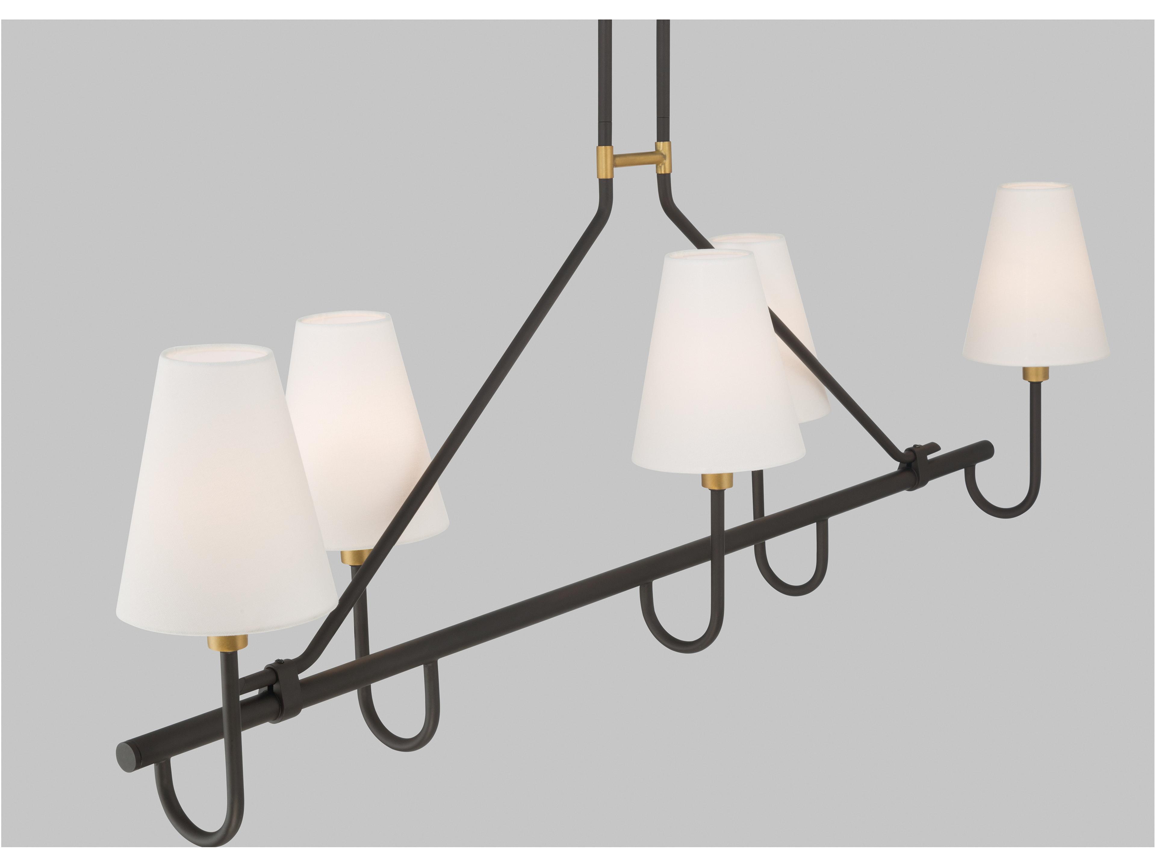 Minka Lavery Bellforge 5-Light Legacy Brass Island Pendant