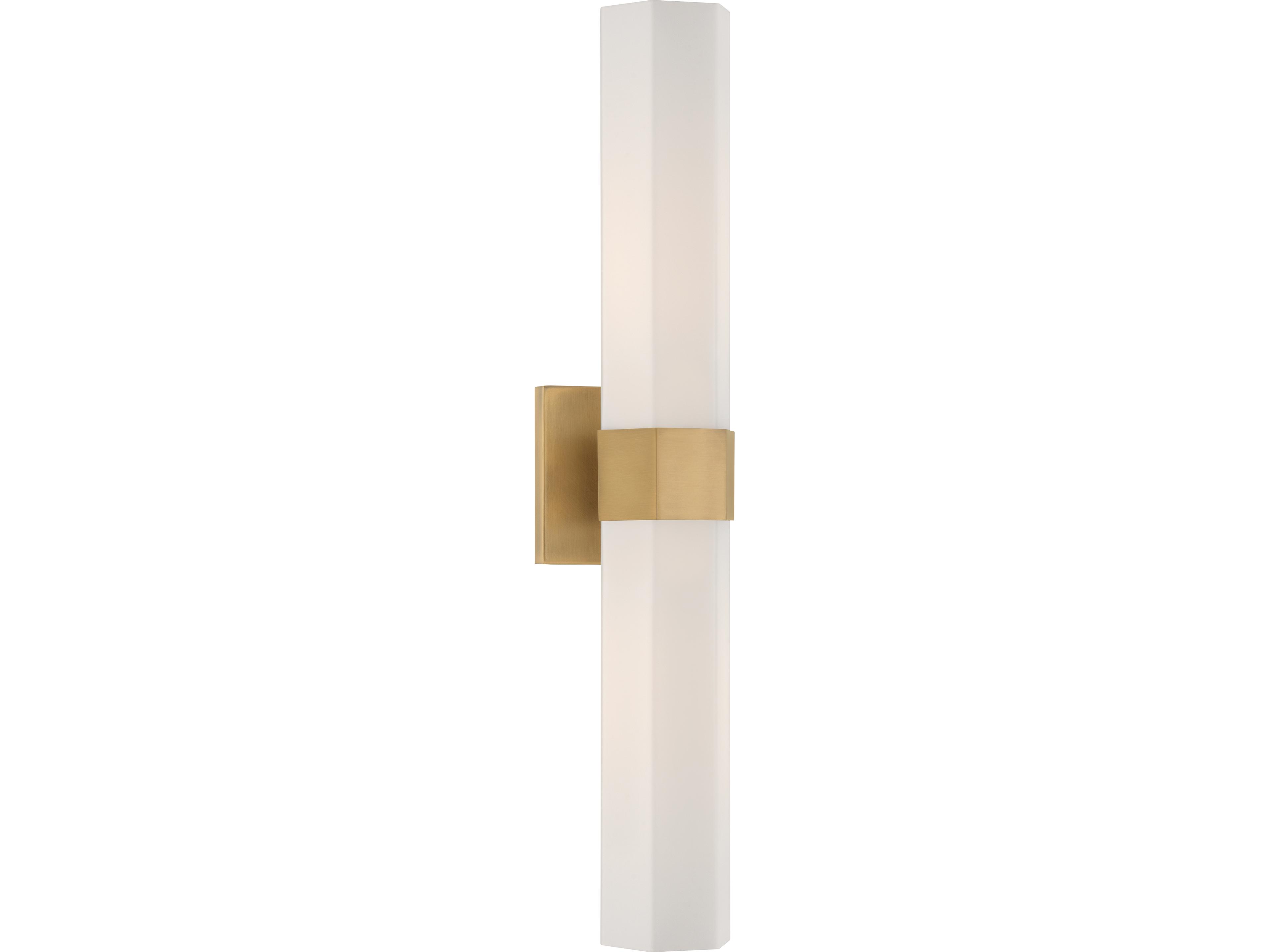 Delgada 2-Light Legacy Brass Wall Sconce