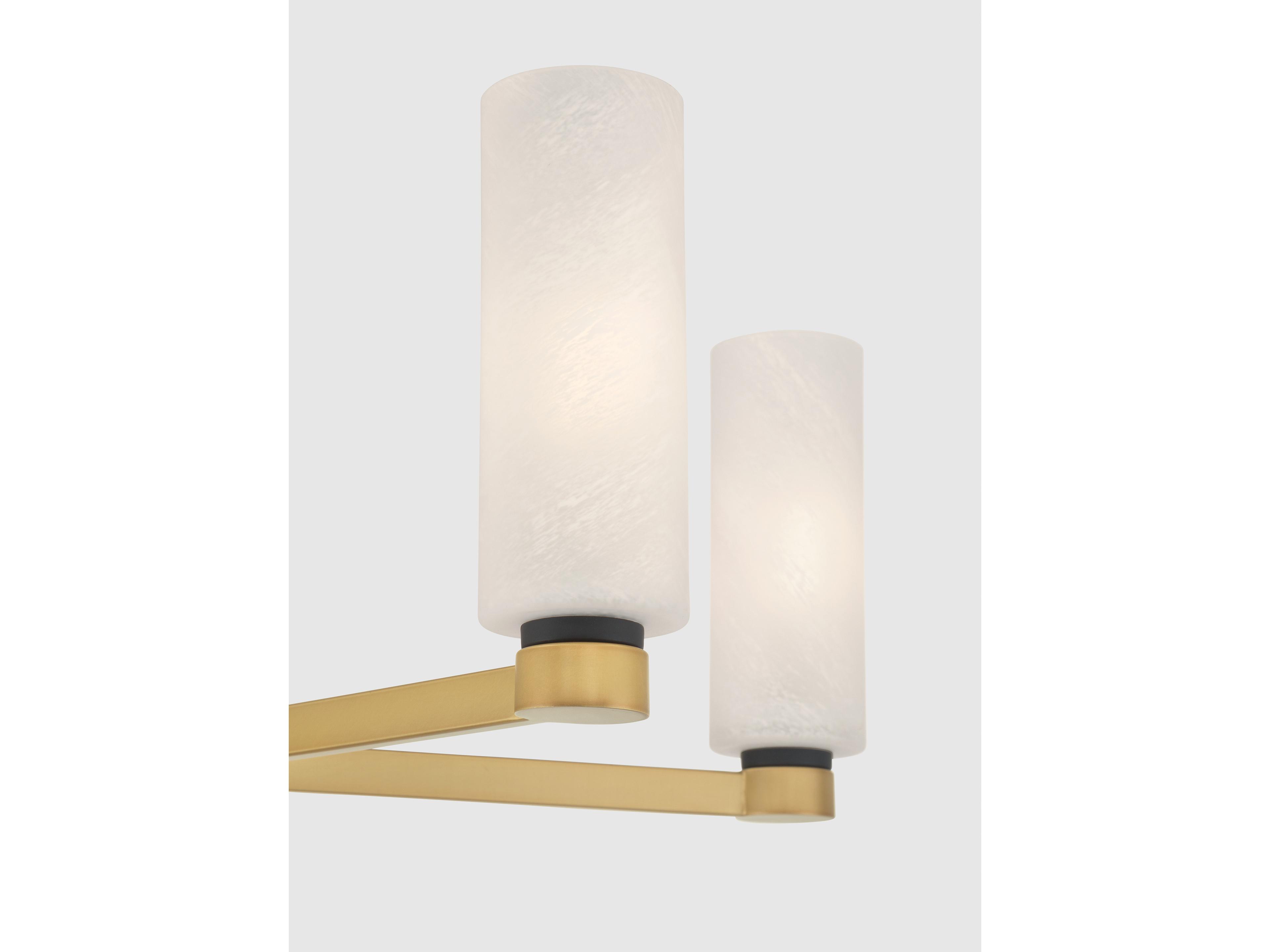 Minka Lavery Wexmere 5-Light Legacy Brass Cylinder Chandelier