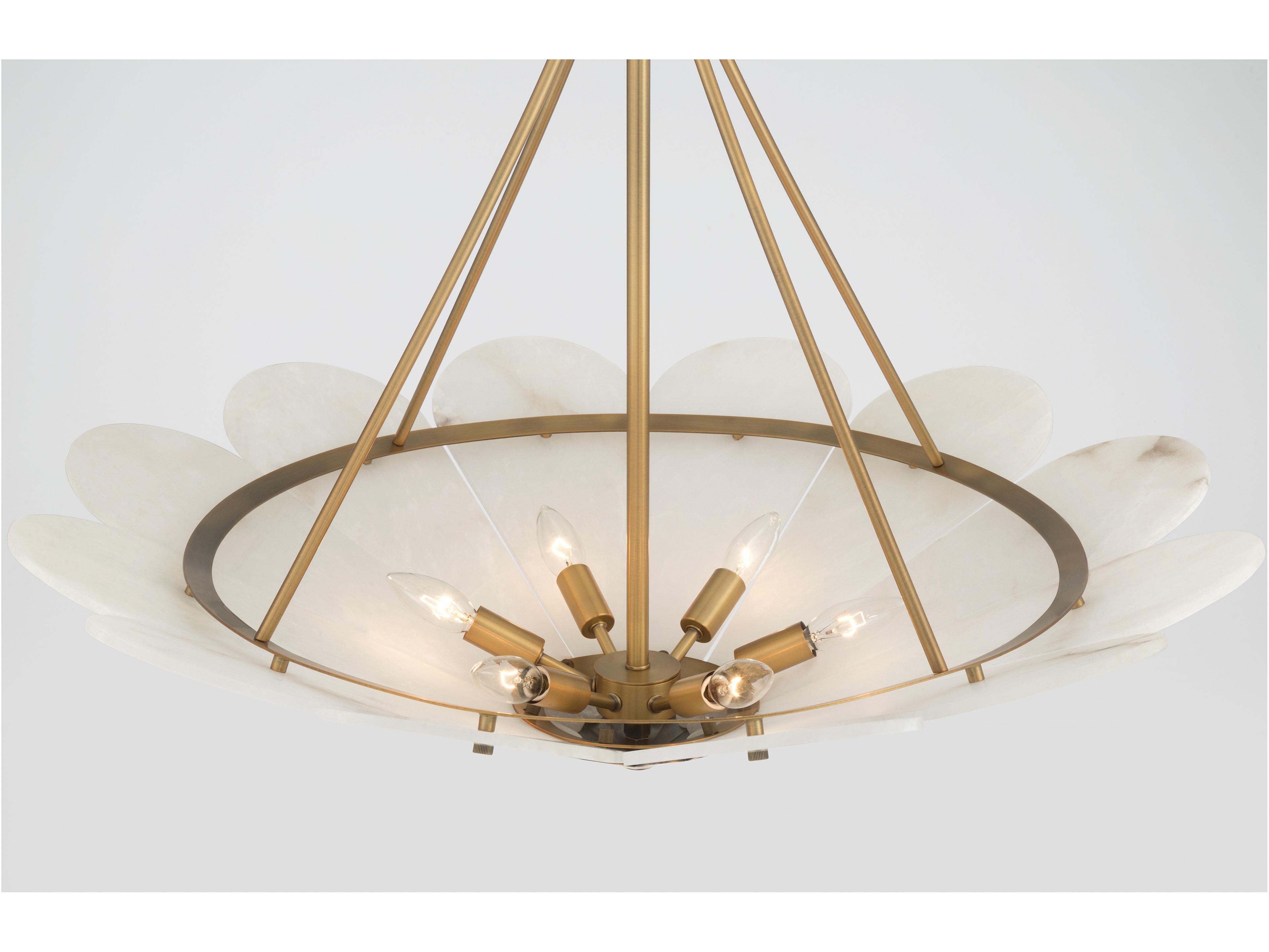 Minka Lavery Althira 6-Light Legacy Brass Pendant