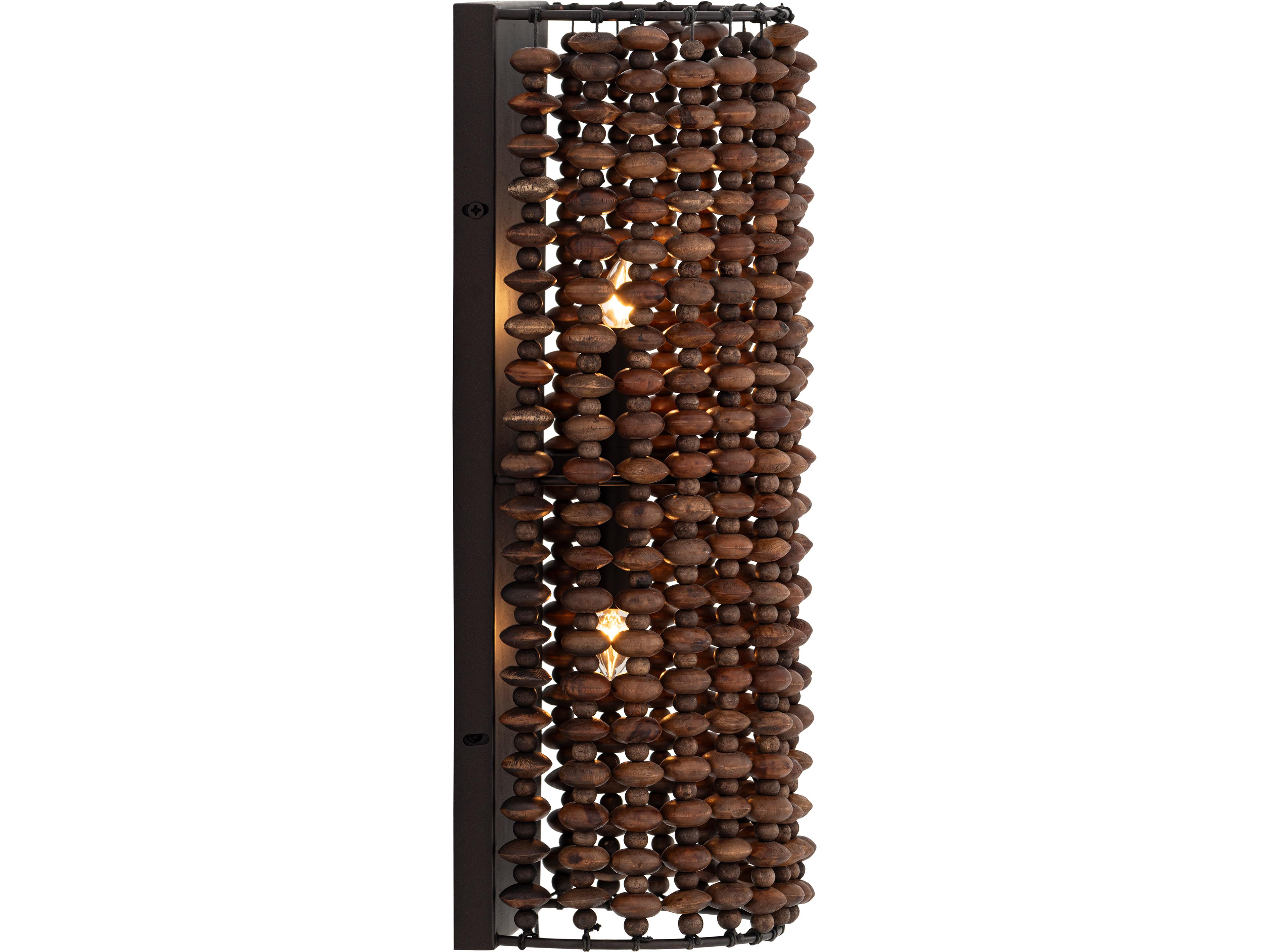 Minka Lavery Beaudelle 2-Light Dark Bronze Wall Sconce