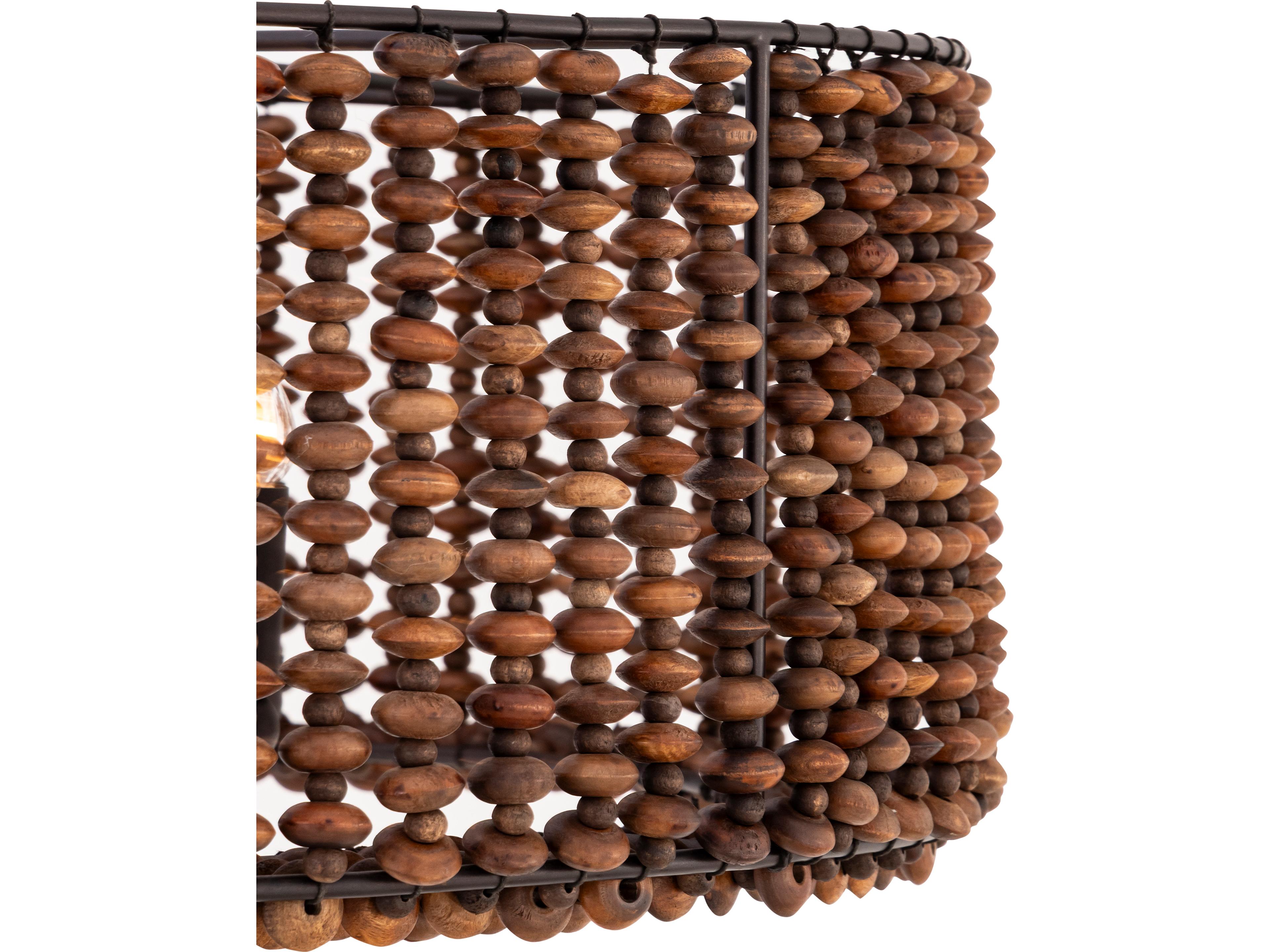 Minka Lavery Beaudelle 4-Light Dark Bronze Drum Pendant