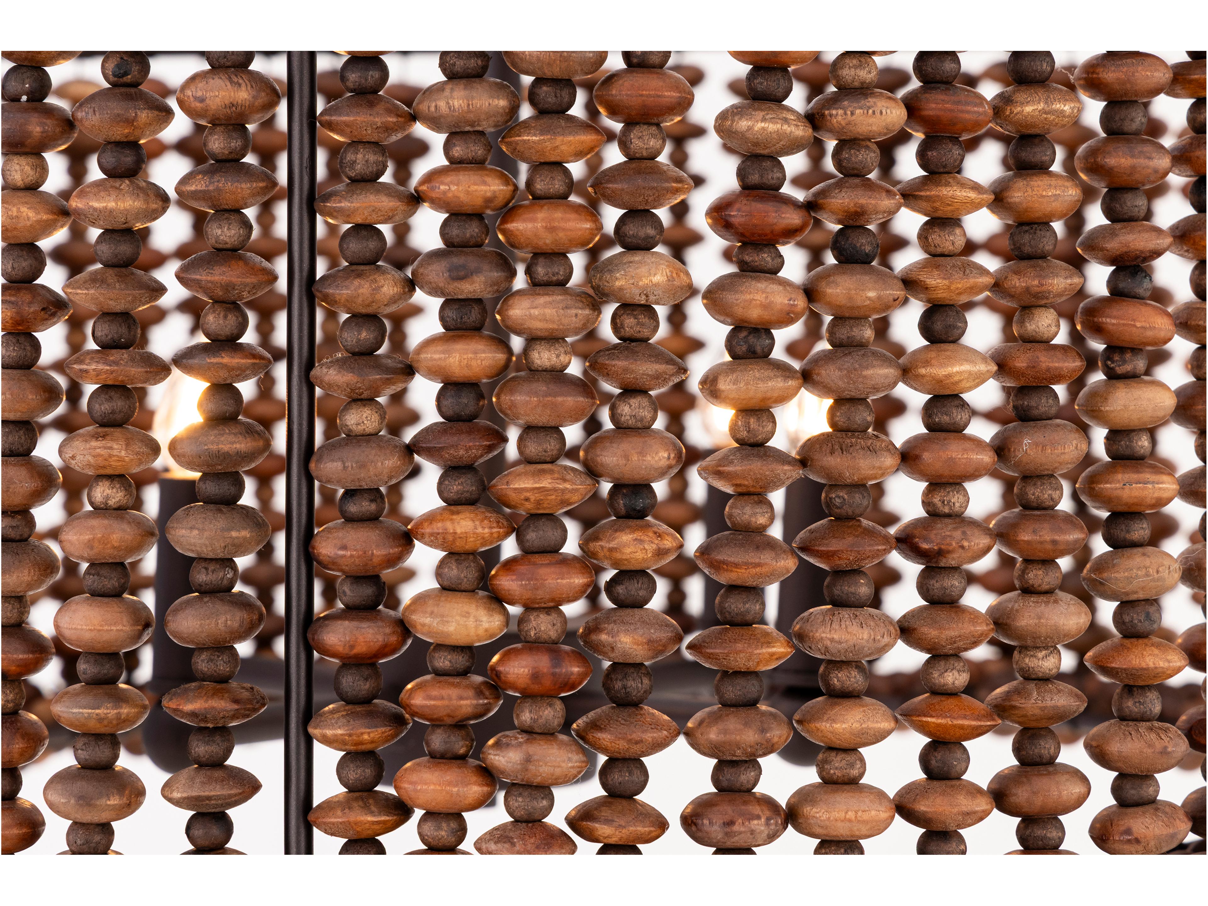 Minka Lavery Beaudelle 4-Light Dark Bronze Drum Pendant