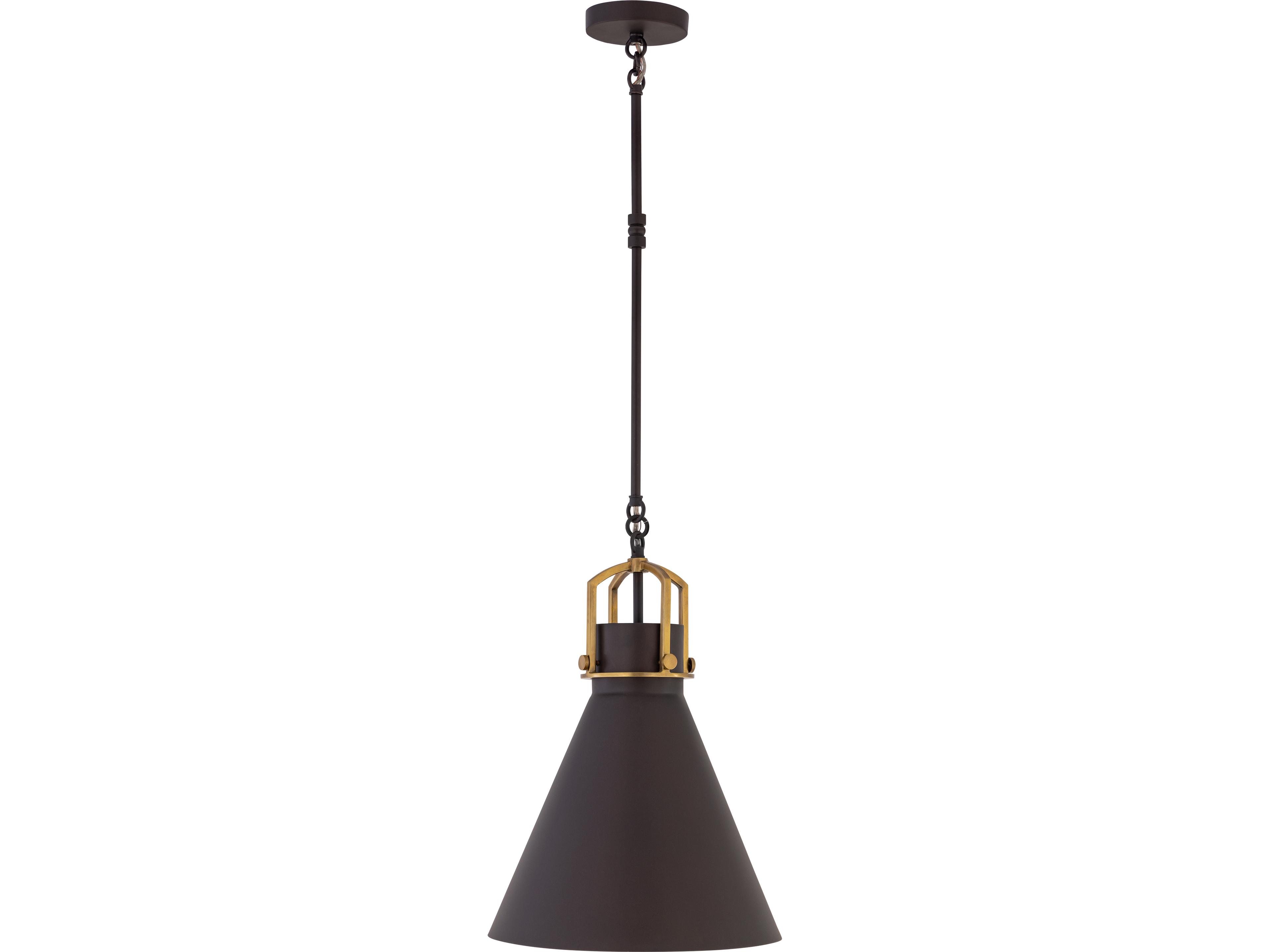 Minka Lavery Fenric 1-Light Dark Bronze Pendant