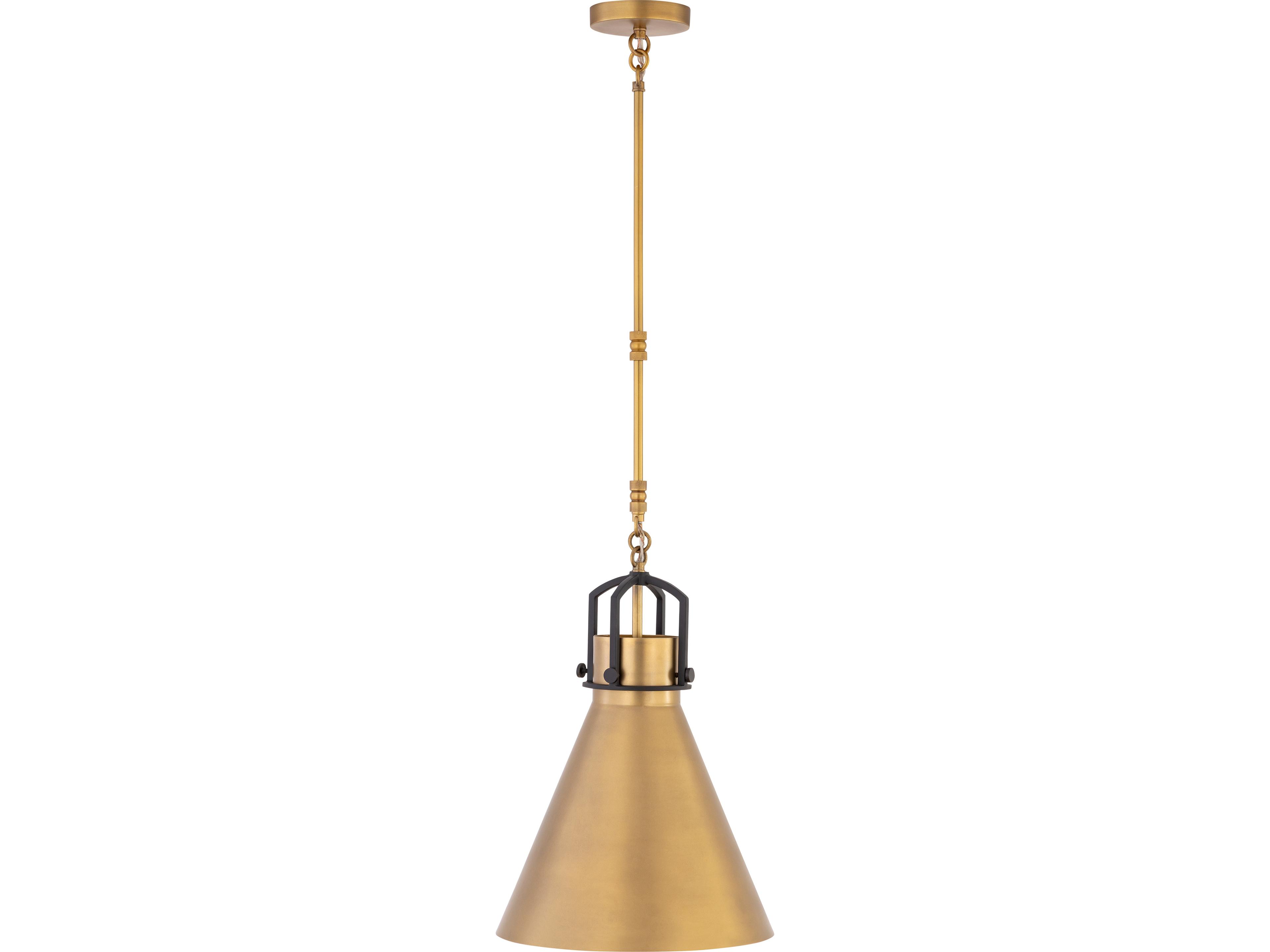 Minka Lavery Fenric 1-Light Legacy Brass Pendant