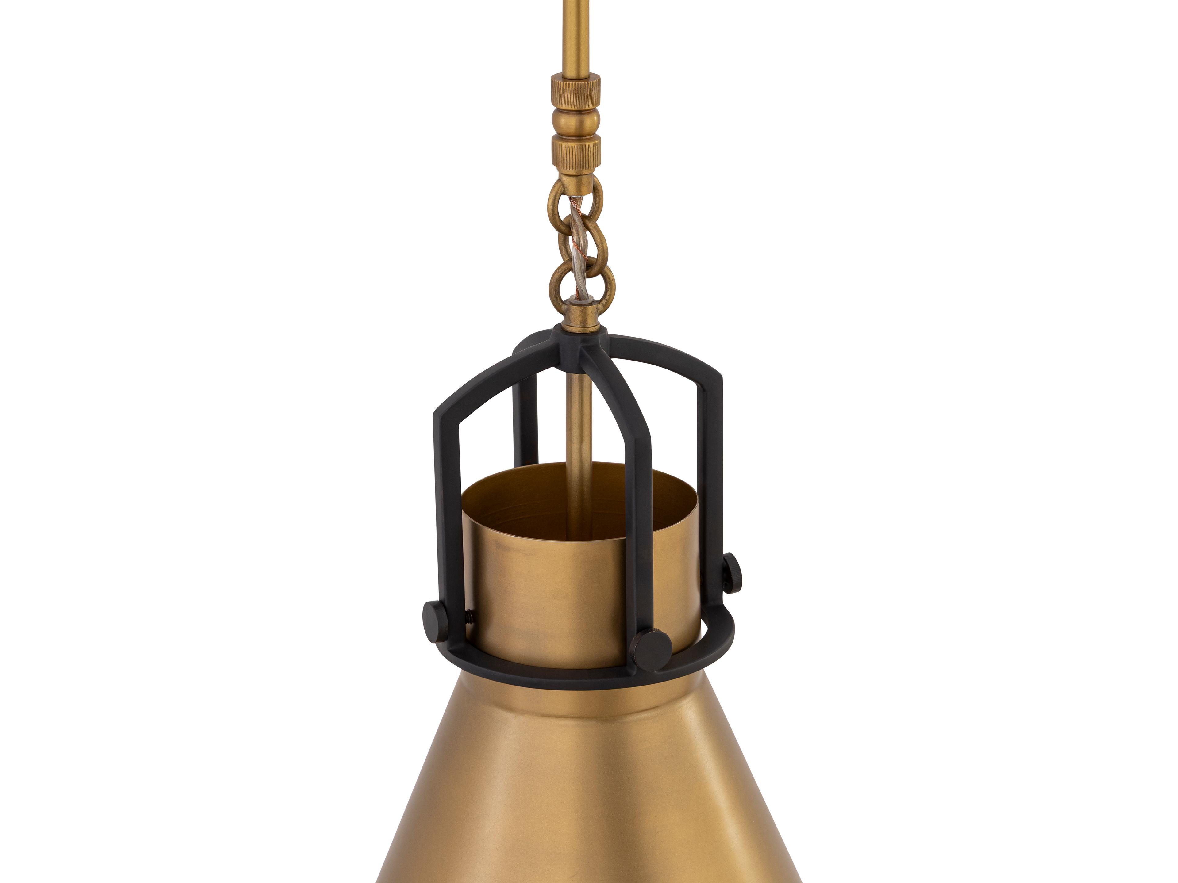 Minka Lavery Fenric 1-Light Legacy Brass Pendant