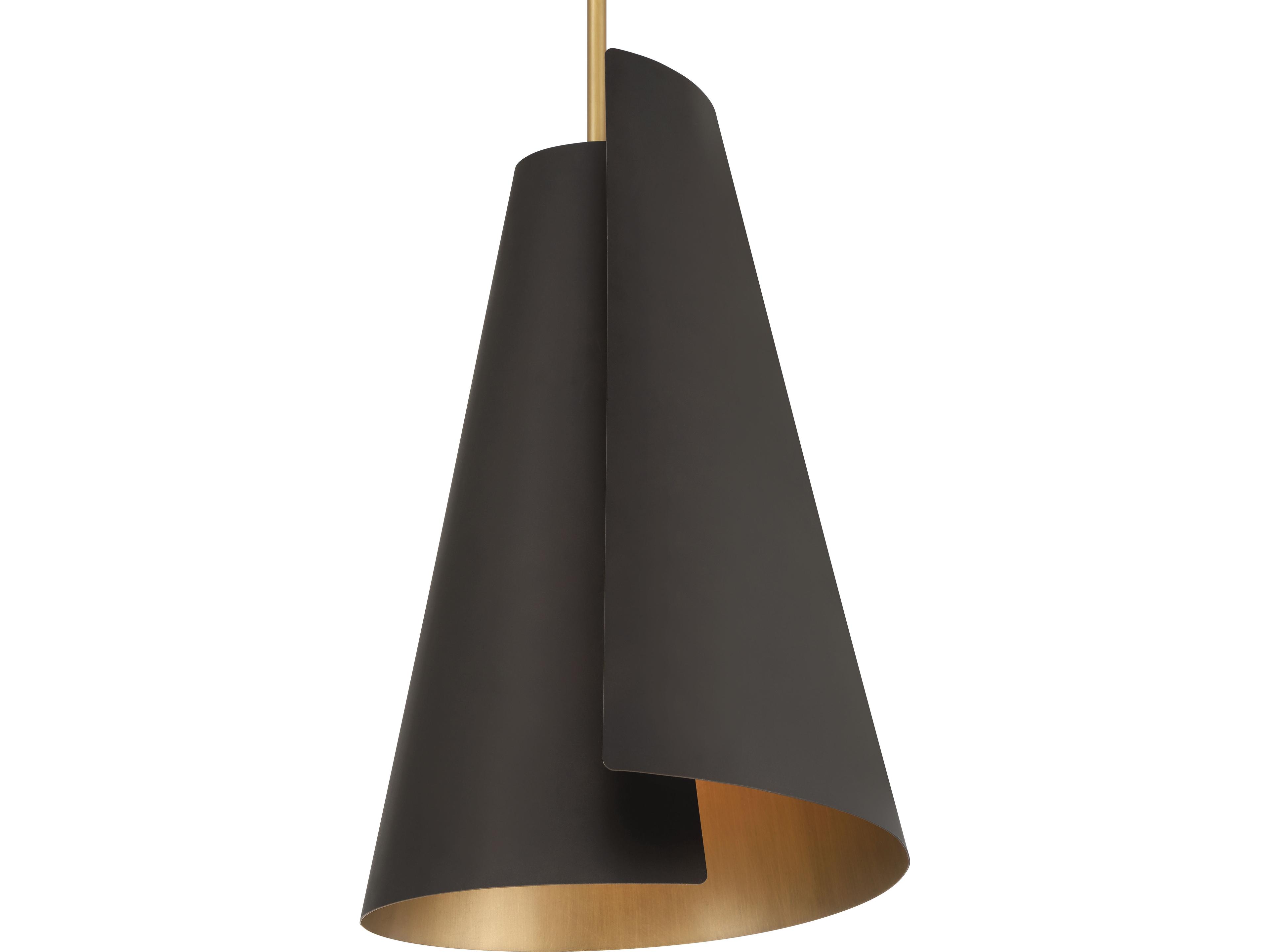 Minka Lavery Hillcrest 1-Light Legacy Brass Dark Bronze Pendant