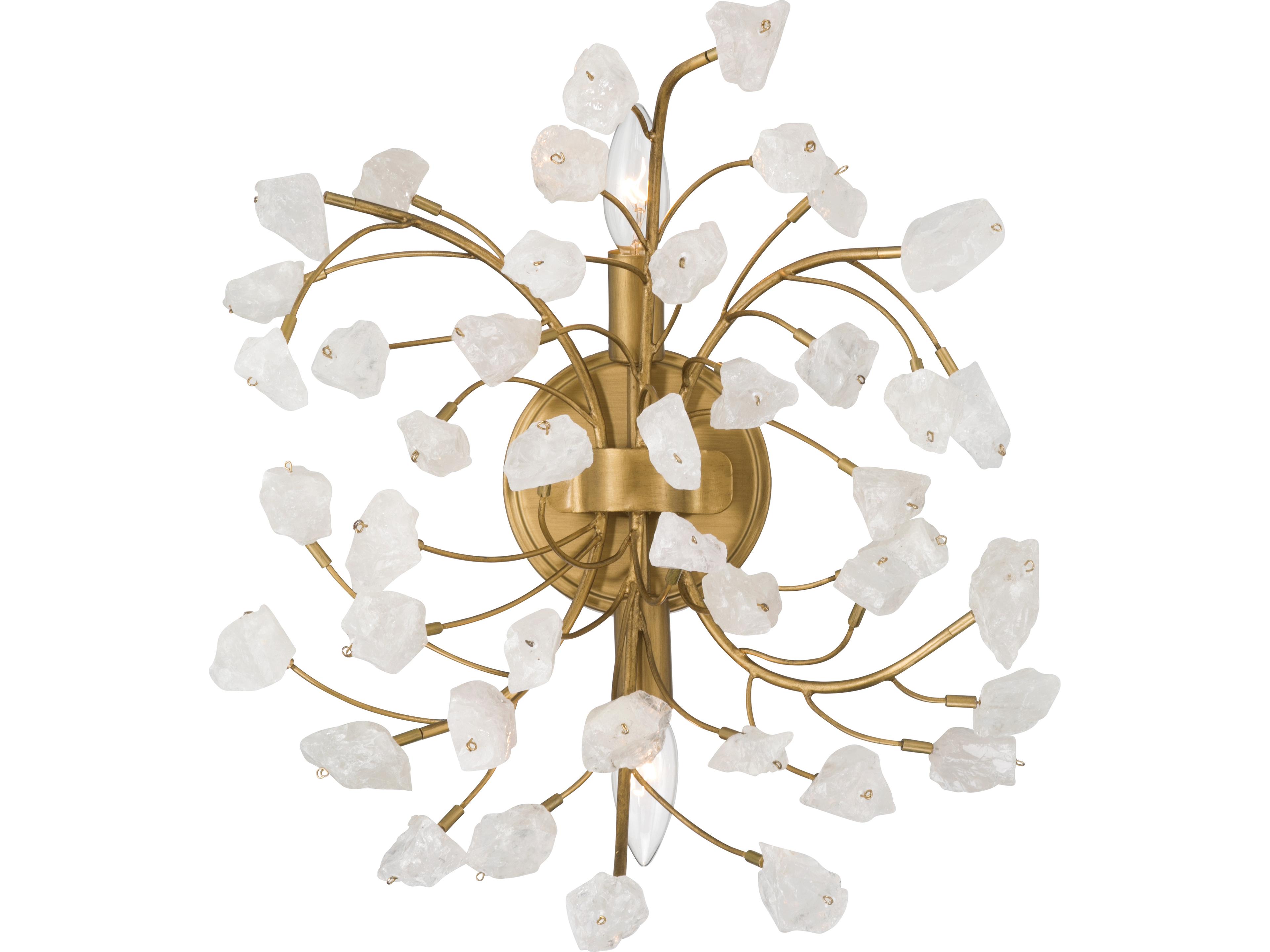 Minka Lavery Ramus 2-Light Painted Legacy Brass Wall Sconce