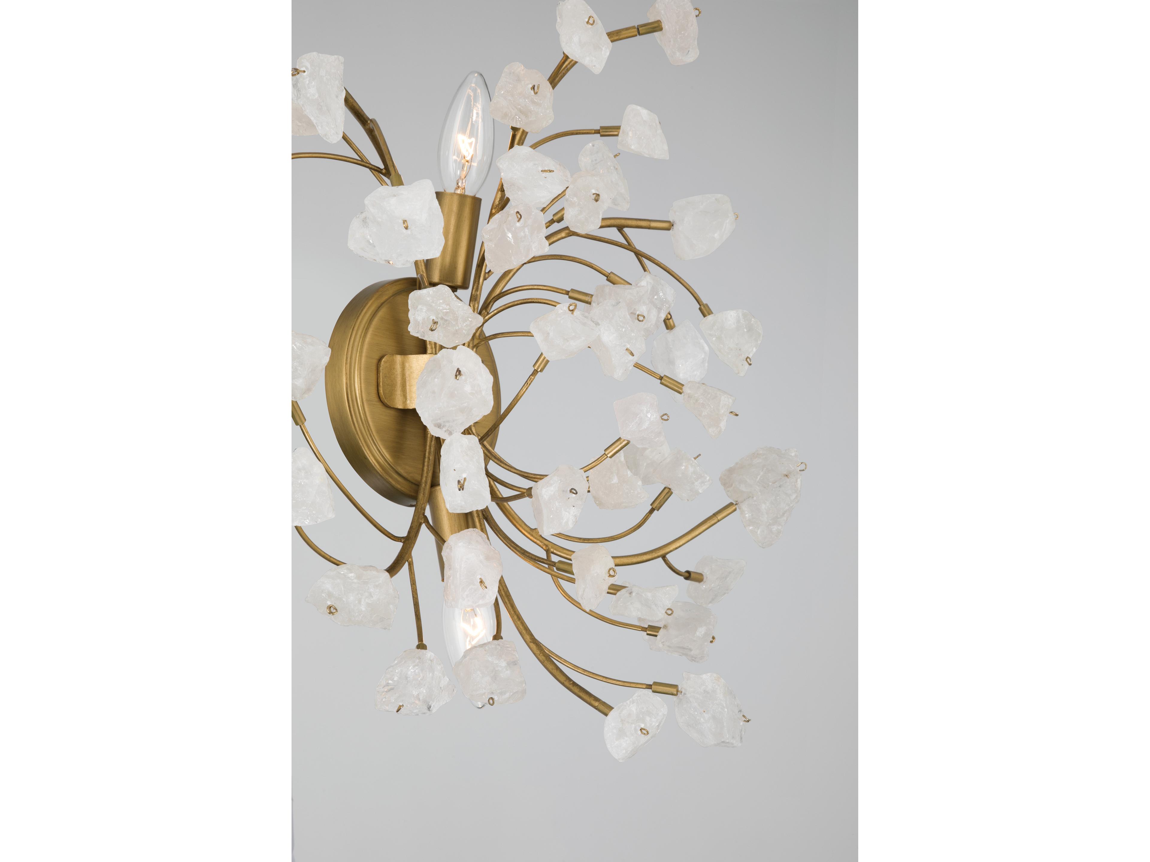 Minka Lavery Ramus 2-Light Painted Legacy Brass Wall Sconce