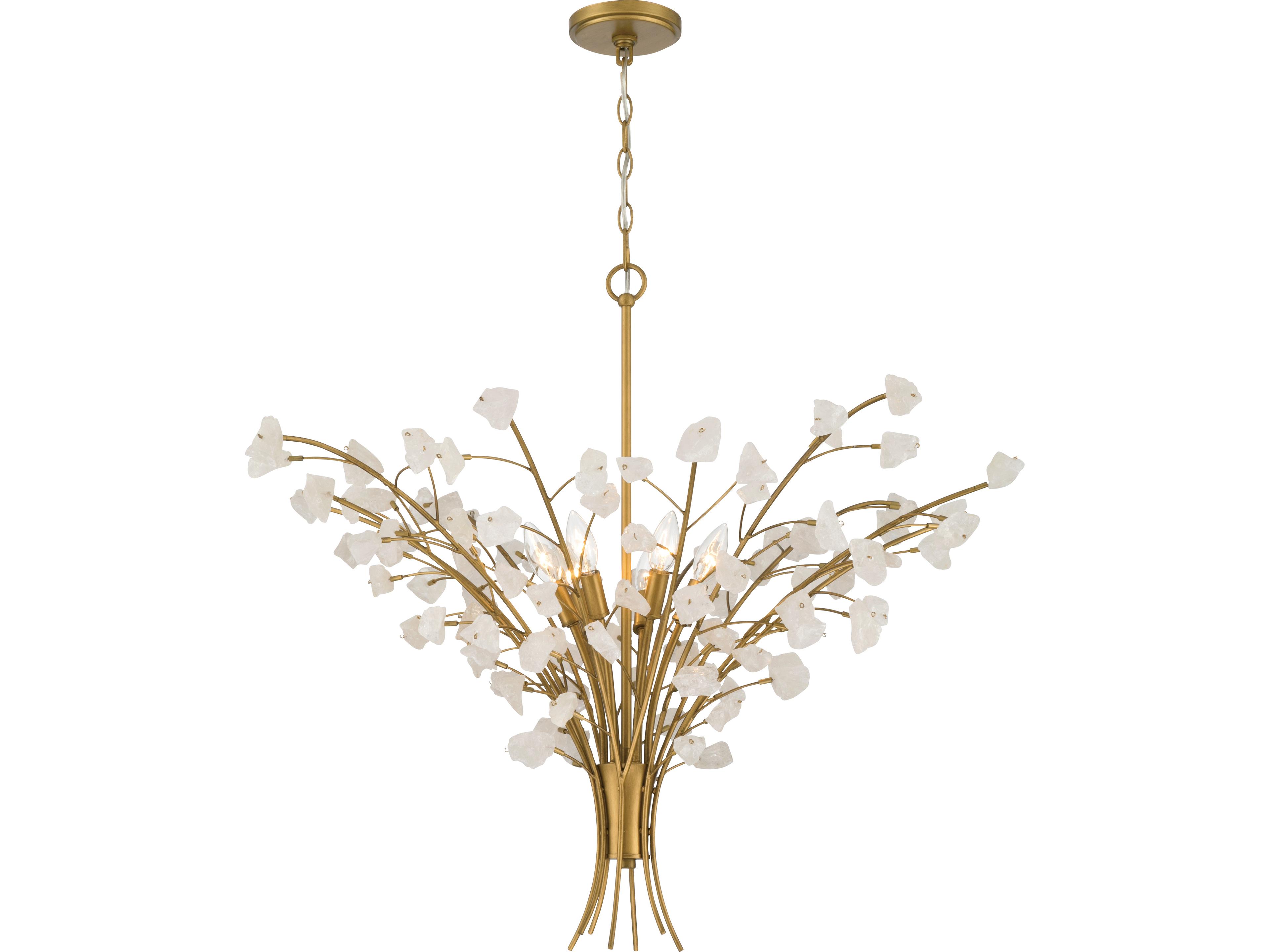 Ramus 6-Light Painted Legacy Brass Chandelier