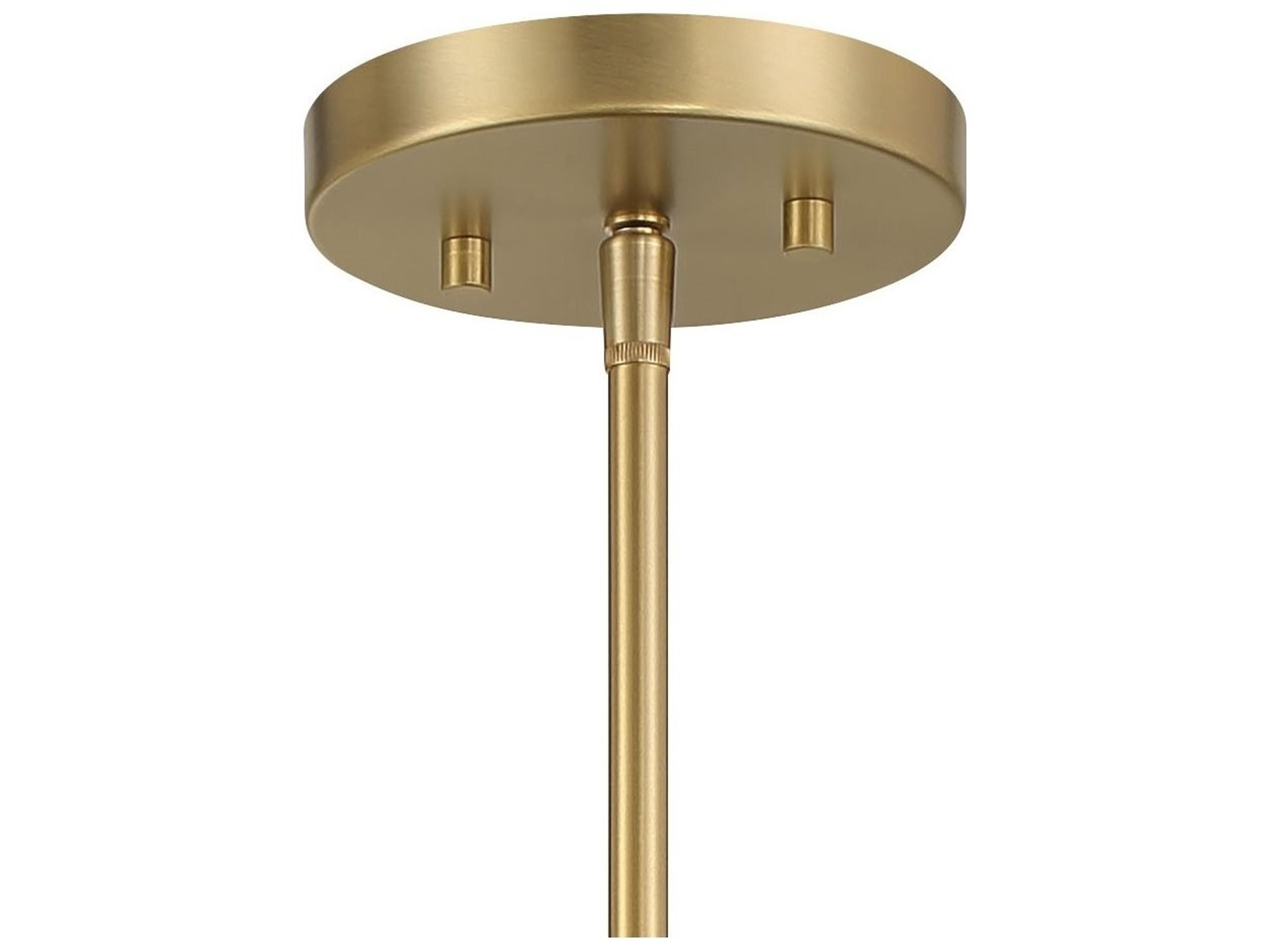 Minka Lavery Segan 1-Light Coal Painted Soft Brass Black Pendant