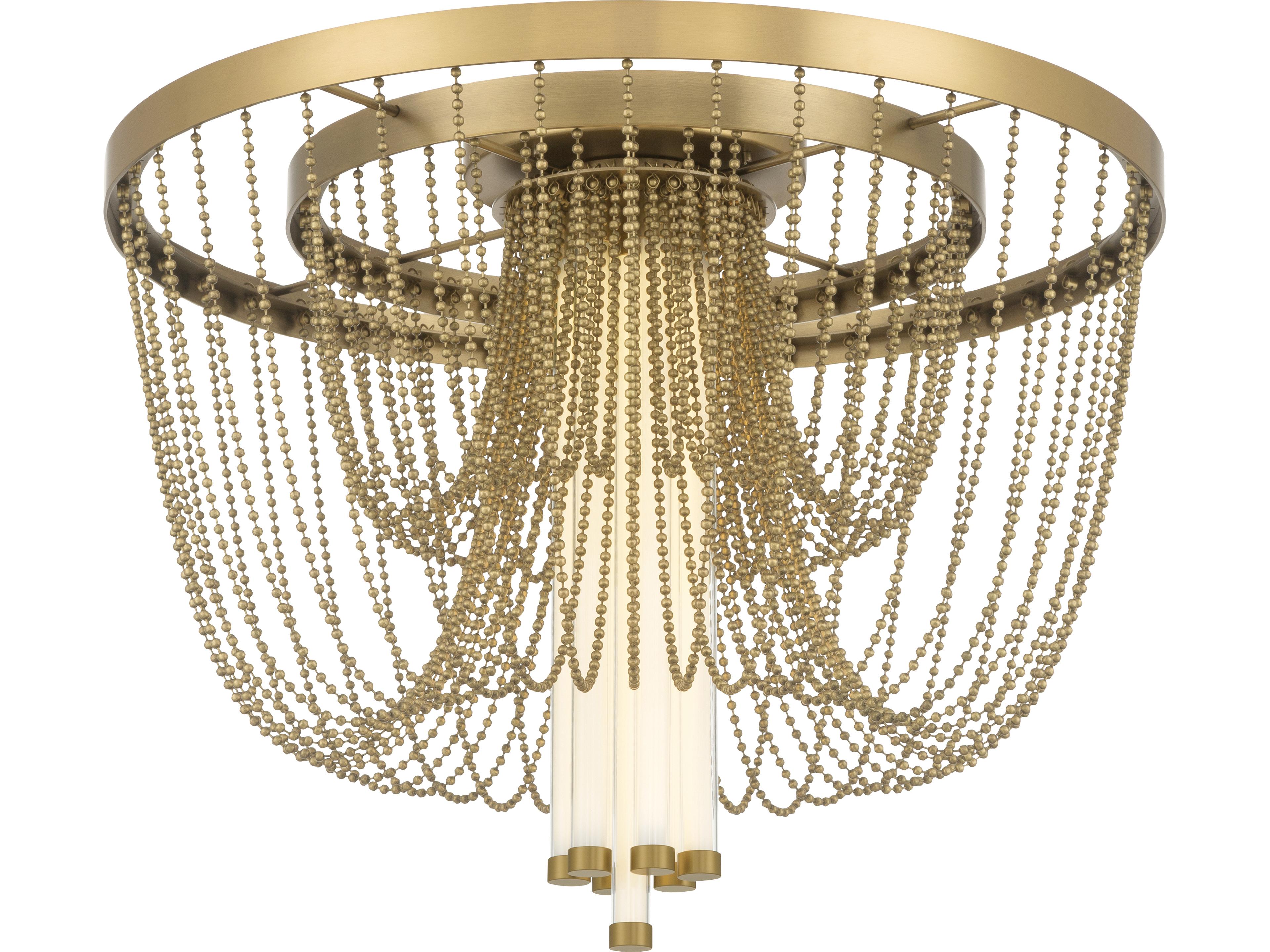 Jezelle Legacy Brass Flush Mount