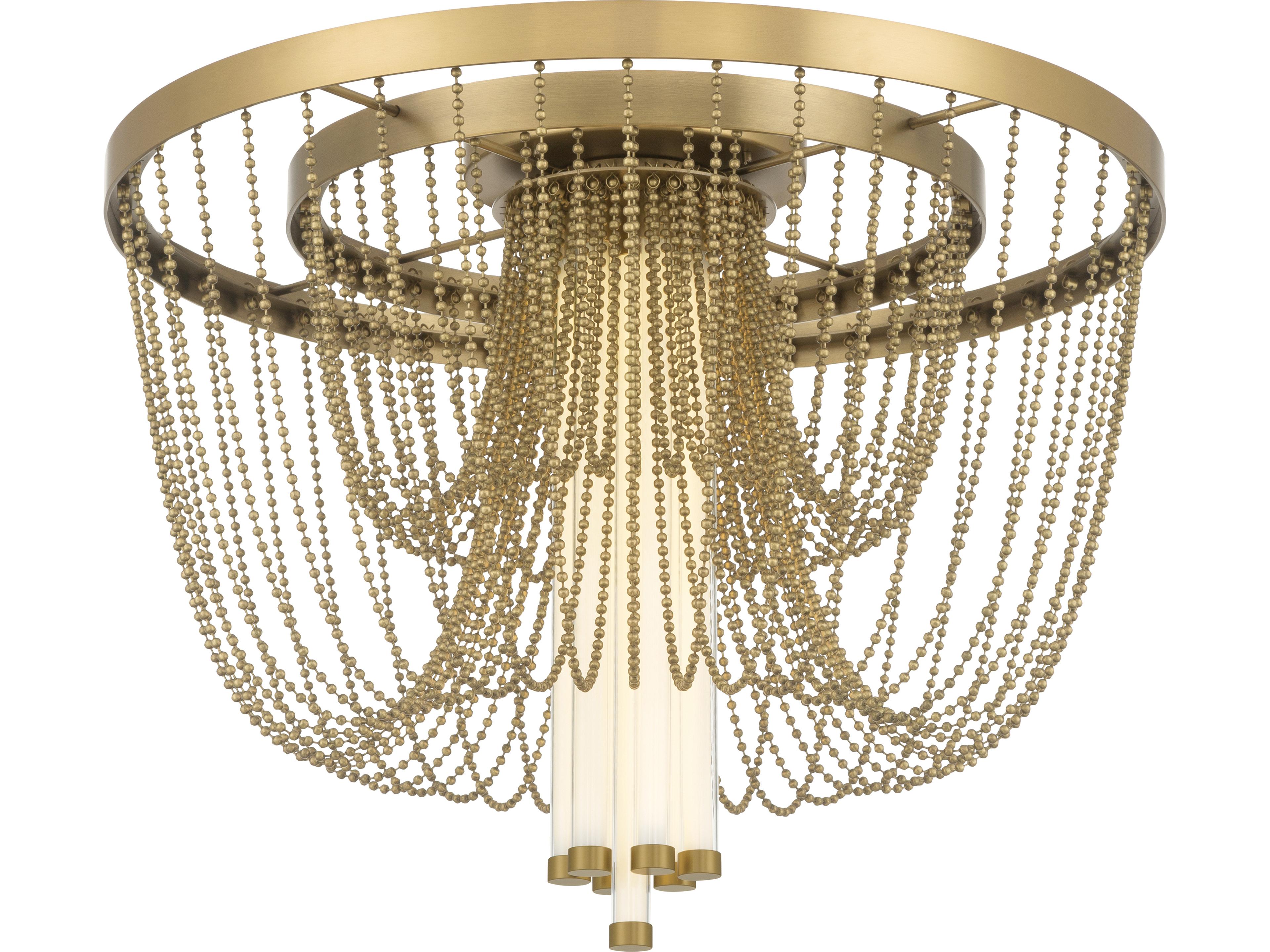 Minka Lavery Jezelle Legacy Brass Flush Mount