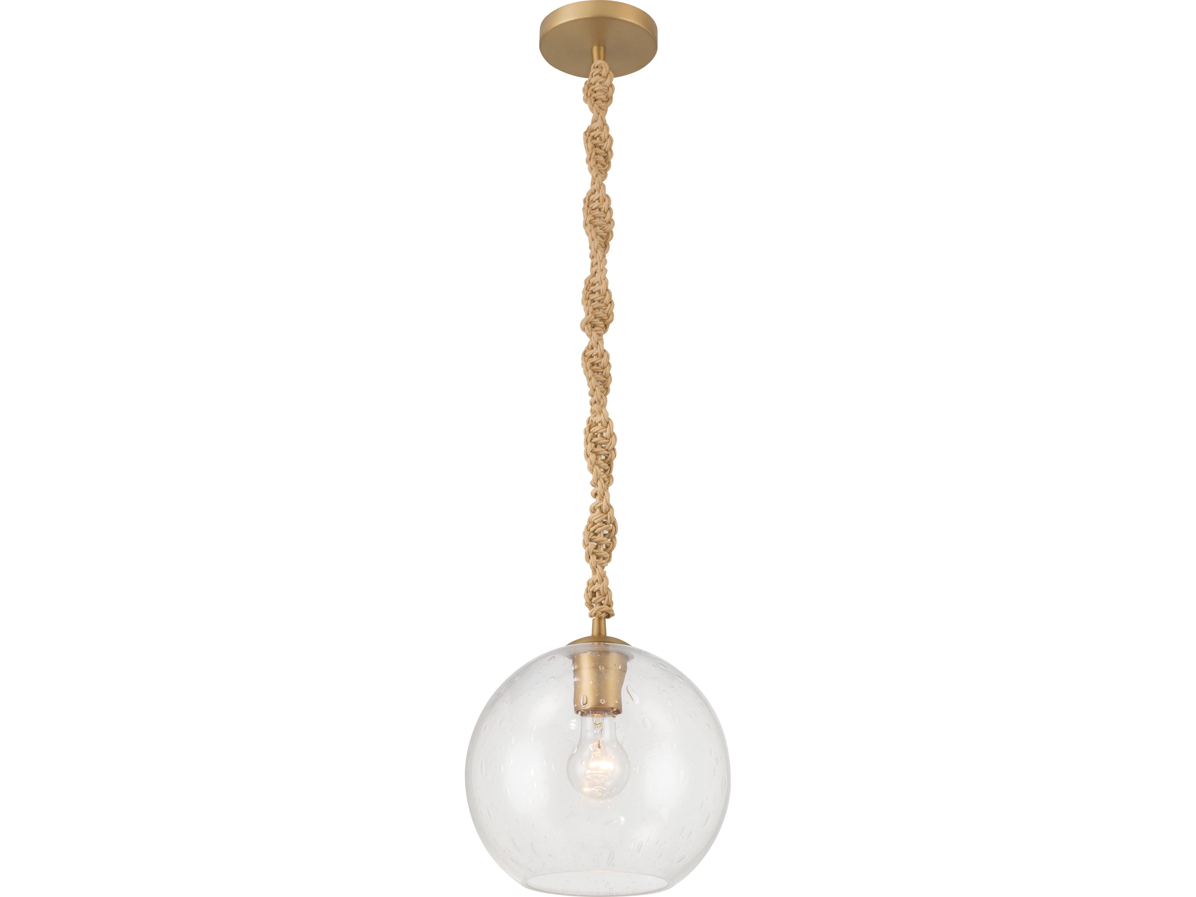 Elyric 1-Light Legacy Brass Globe Mini Pendant